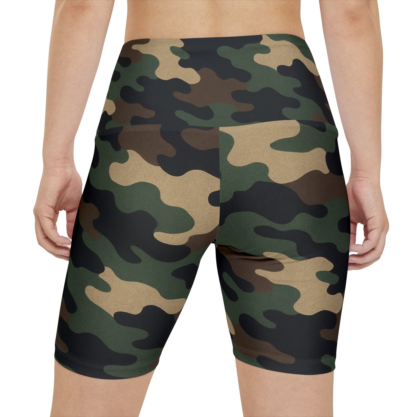 Camo Yoga Shorts for Active Women | Stylish & Comfortable Athletic Wear | Fitness Apparel, Gym Shorts, Running Gear, Workout Essentials