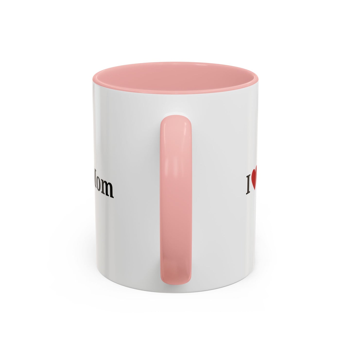 I Love Mom Accent Coffee Mug - Perfect Gift for Mother's Day & Special Occasions