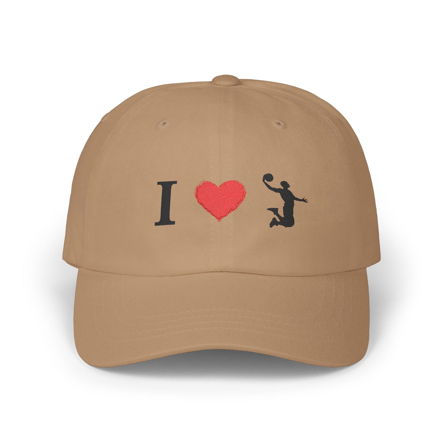 I Love Basketball Dad Cap, Casual Hat for Dads, Gift for Father's Day, Sports Lover Cap, Family Outing Accessory, Everyday Wear