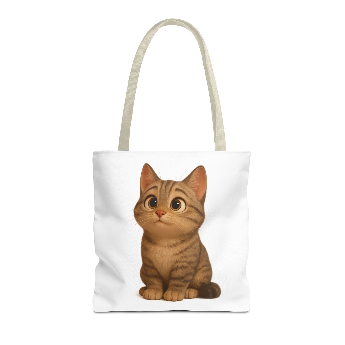 Cute Cat Tote Bag - Perfect for Animal Lovers, Eco-Friendly Carryall, Beach Bag, Shopping Tote, Gift for Cat Owners