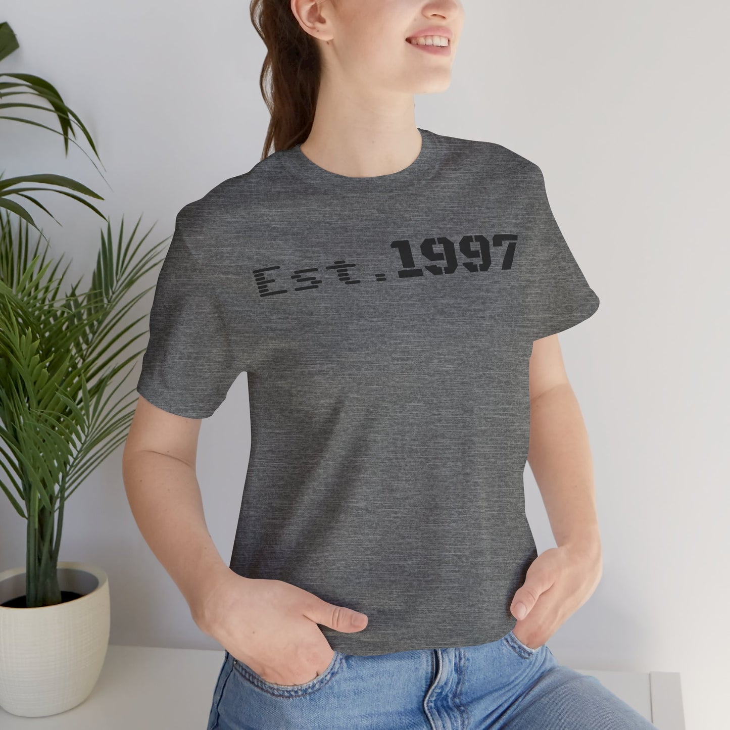 Vintage Est. 1997 Unisex Tee, Gift for Birthdays, Celebrations, Casual Wear, Retro Fashion, Cool Graphic T-Shirt