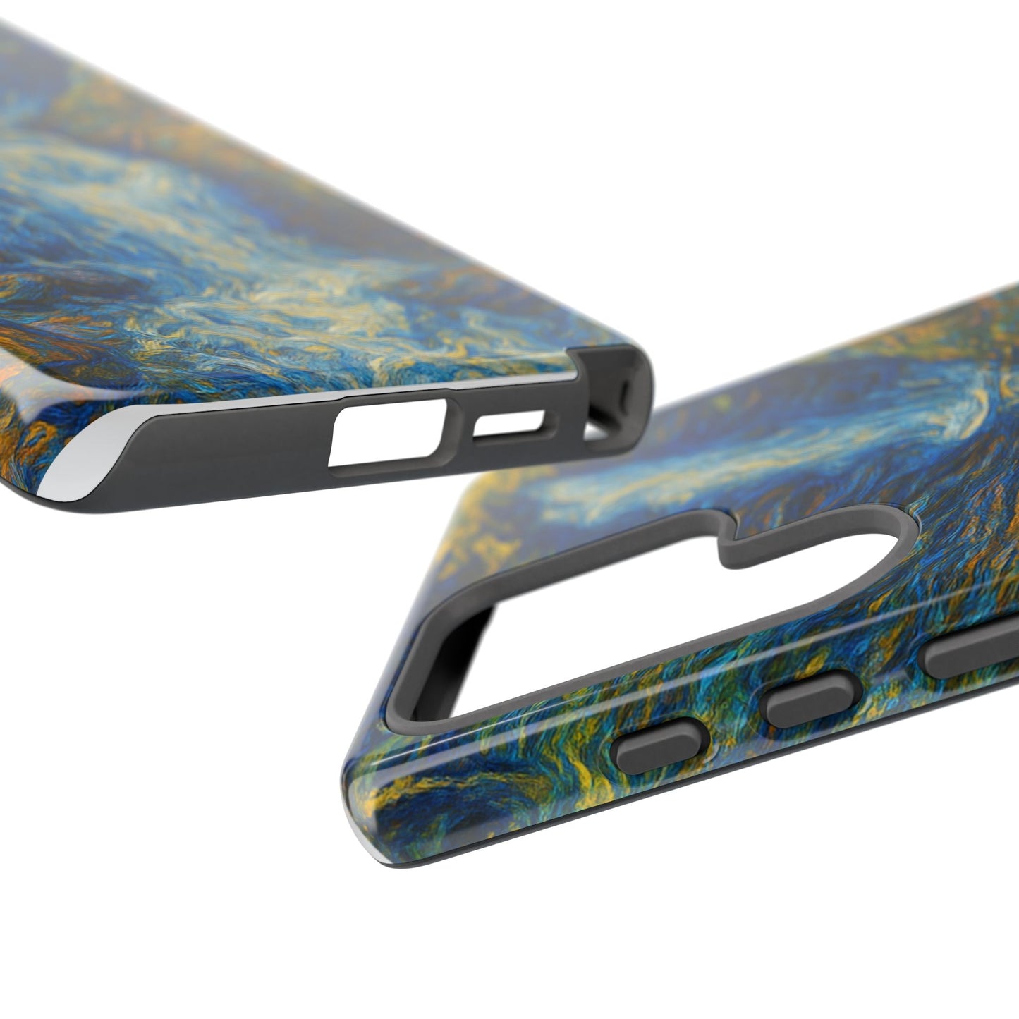 Artistic Phone Case - Waterfall Design, Unique Gift, Phone Accessory, Nature Lover, Original Artwork