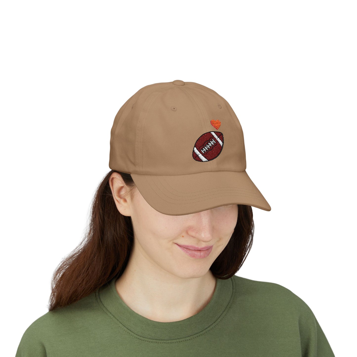 Cute Football Dad Cap, Father's Day Gift, Casual Style Hat, Sports Lover Accessory, Gift for Dad, Outdoor Activities