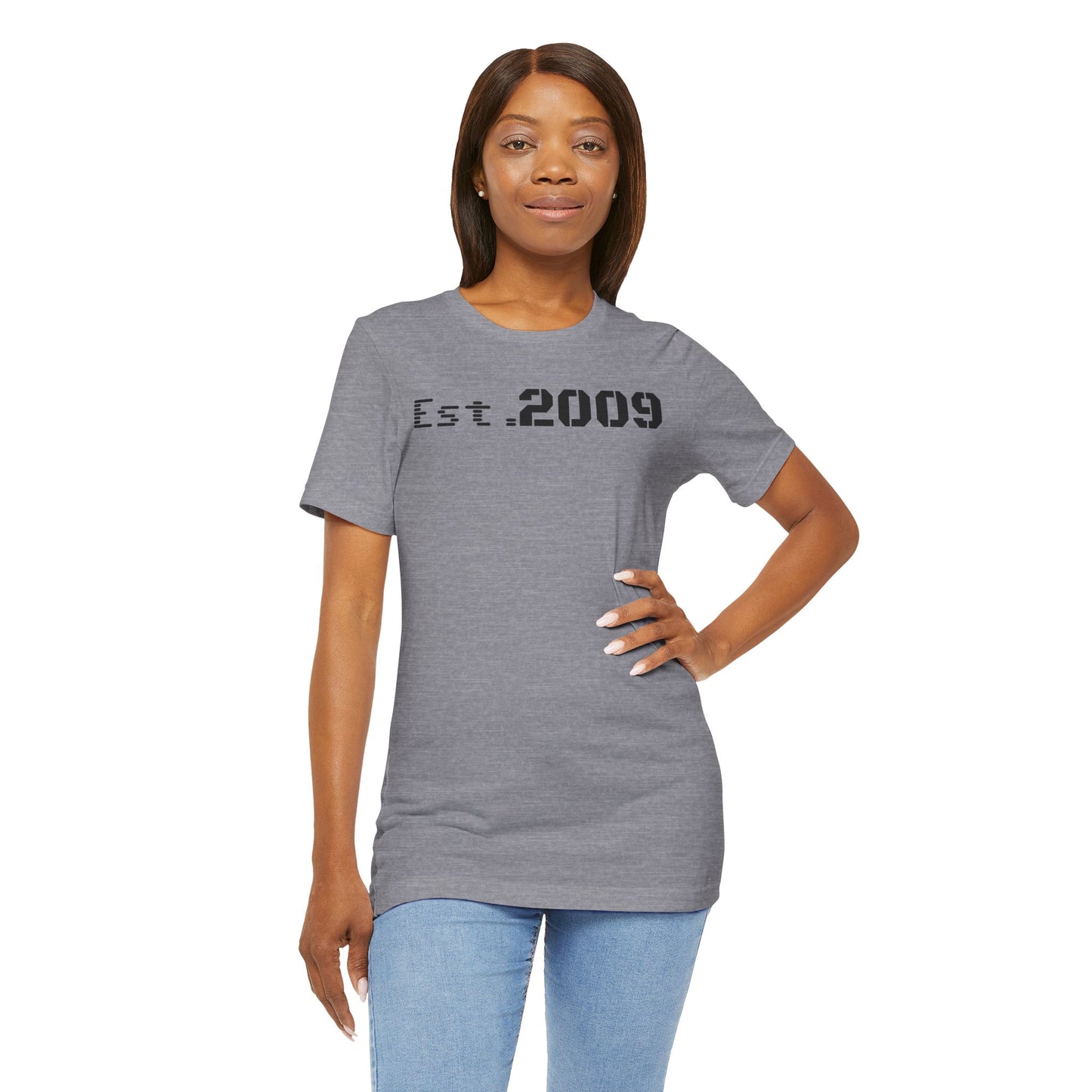 Established 2009 Unisex Tee - Casual Wear, Birthday Gift, Graduation Outfit, Anniversary Shirt, Personalized Fashion