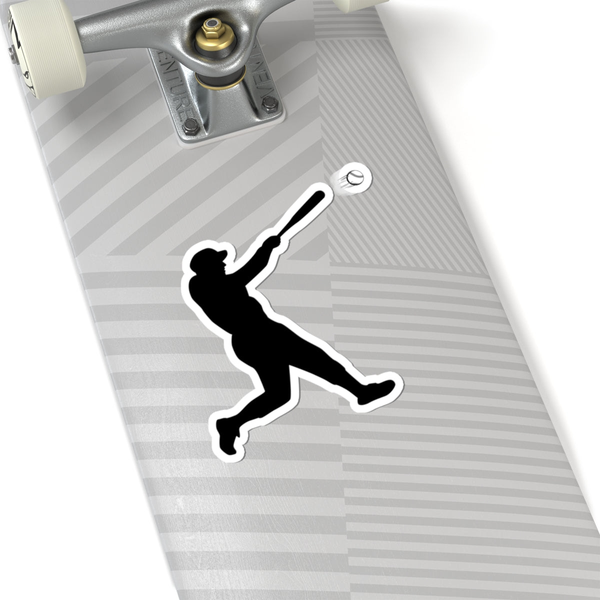 Baseball Player Kiss-Cut Stickers | Sports Decor, Laptop Stickers, Gift for Baseball Fans, Sports Enthusiast Accessories