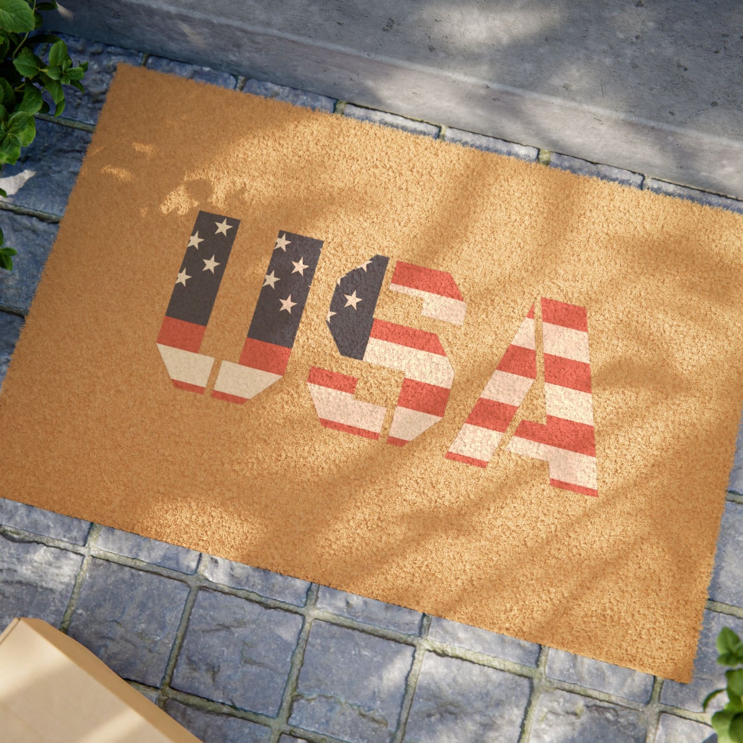 USA Flag Doormat, Patriotic Entrance Rug, Welcome Mat for Home Decor, Americana Gifts, 4th of July Decoration - product image