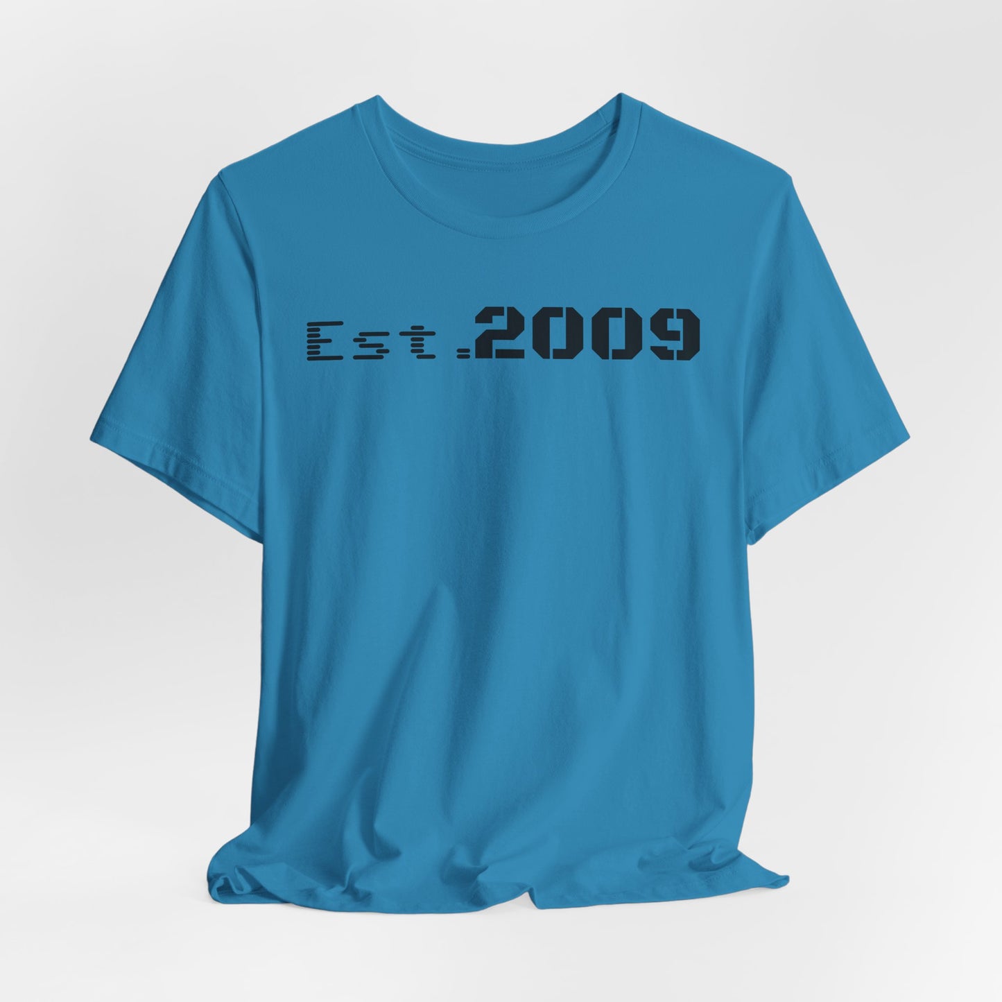 Established 2009 Unisex Tee - Casual Wear, Birthday Gift, Graduation Outfit, Anniversary Shirt, Personalized Fashion