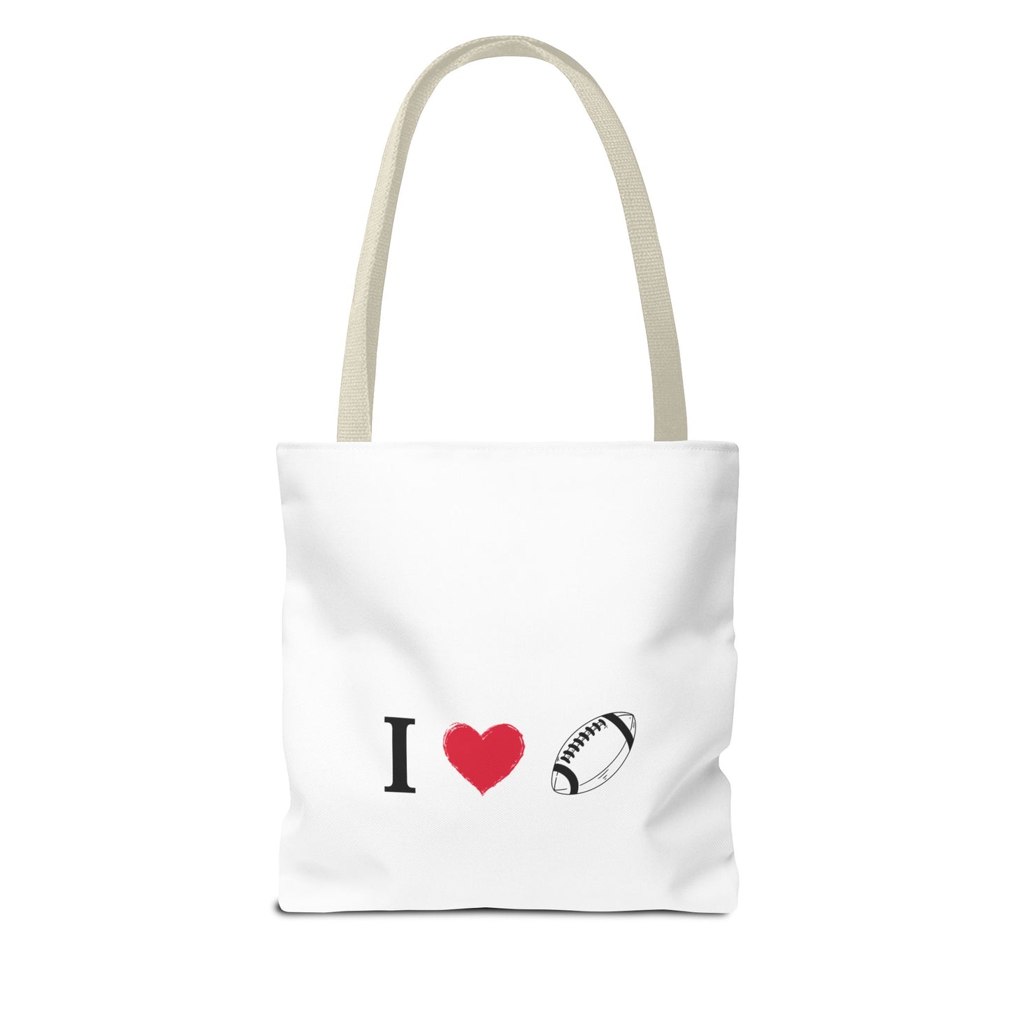 Football Lover's Tote Bag - Perfect for Game Day, Sports Events, Gifts for Fans, Eco-Friendly Carryall, Personal Use, Travel Bag