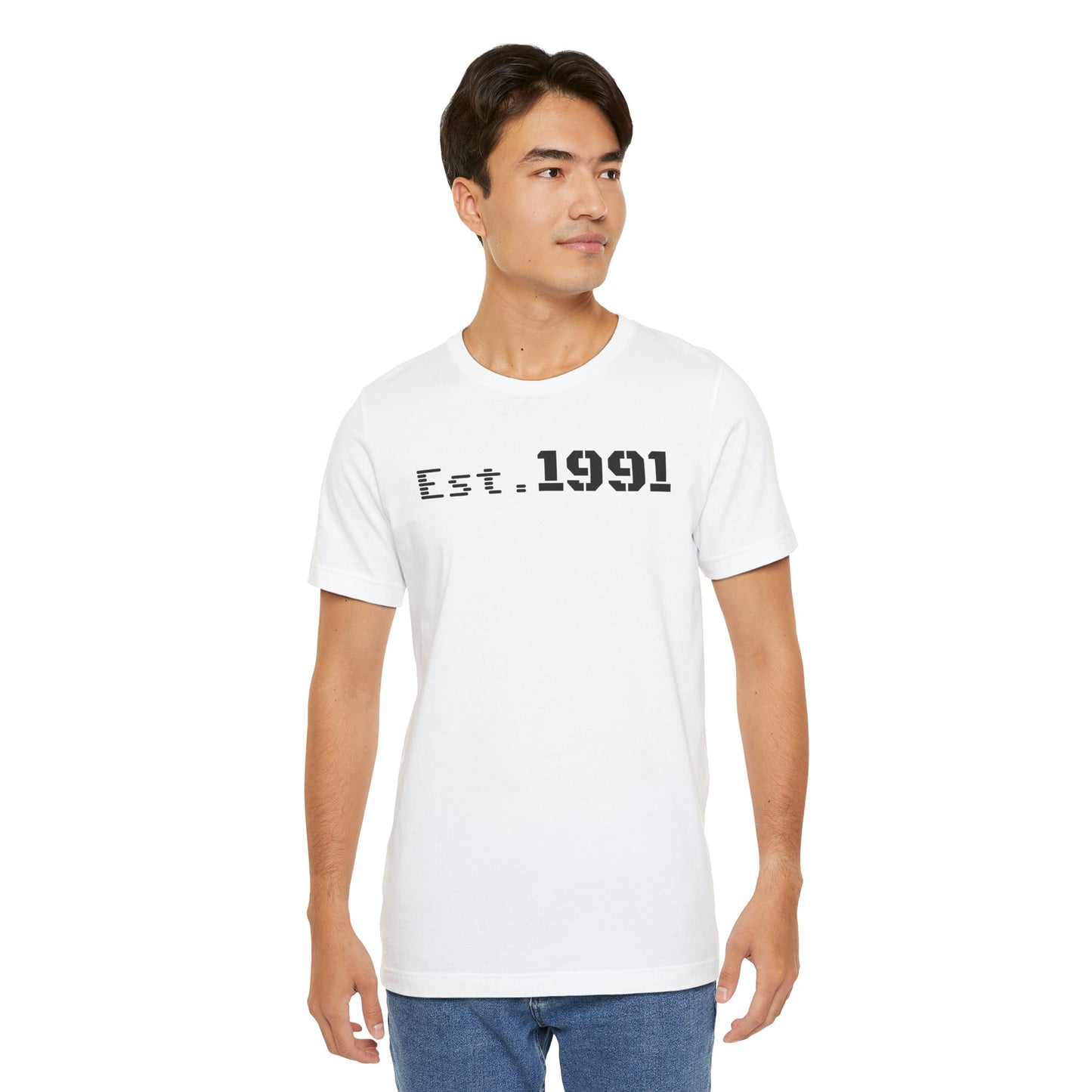 Established 1991 Unisex Jersey Tee | Vintage Anniversary Gift | Casual Wear, Birthday Shirt, Retro Style, Statement Tee, Gift for Him/Her