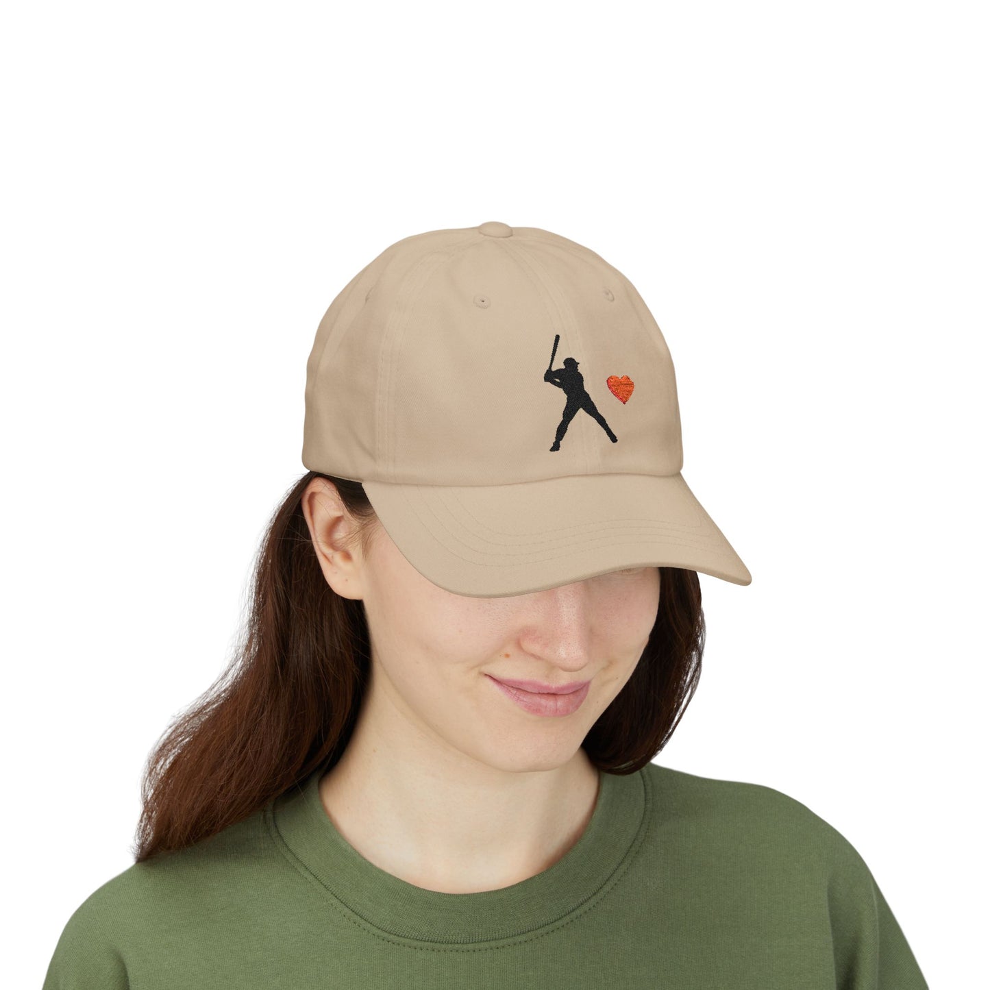 Baseball Love Dad Cap - Perfect Gift for Sports Dads, Father's Day, Casual Wear, Summer Style, Stylish Baseball Hat