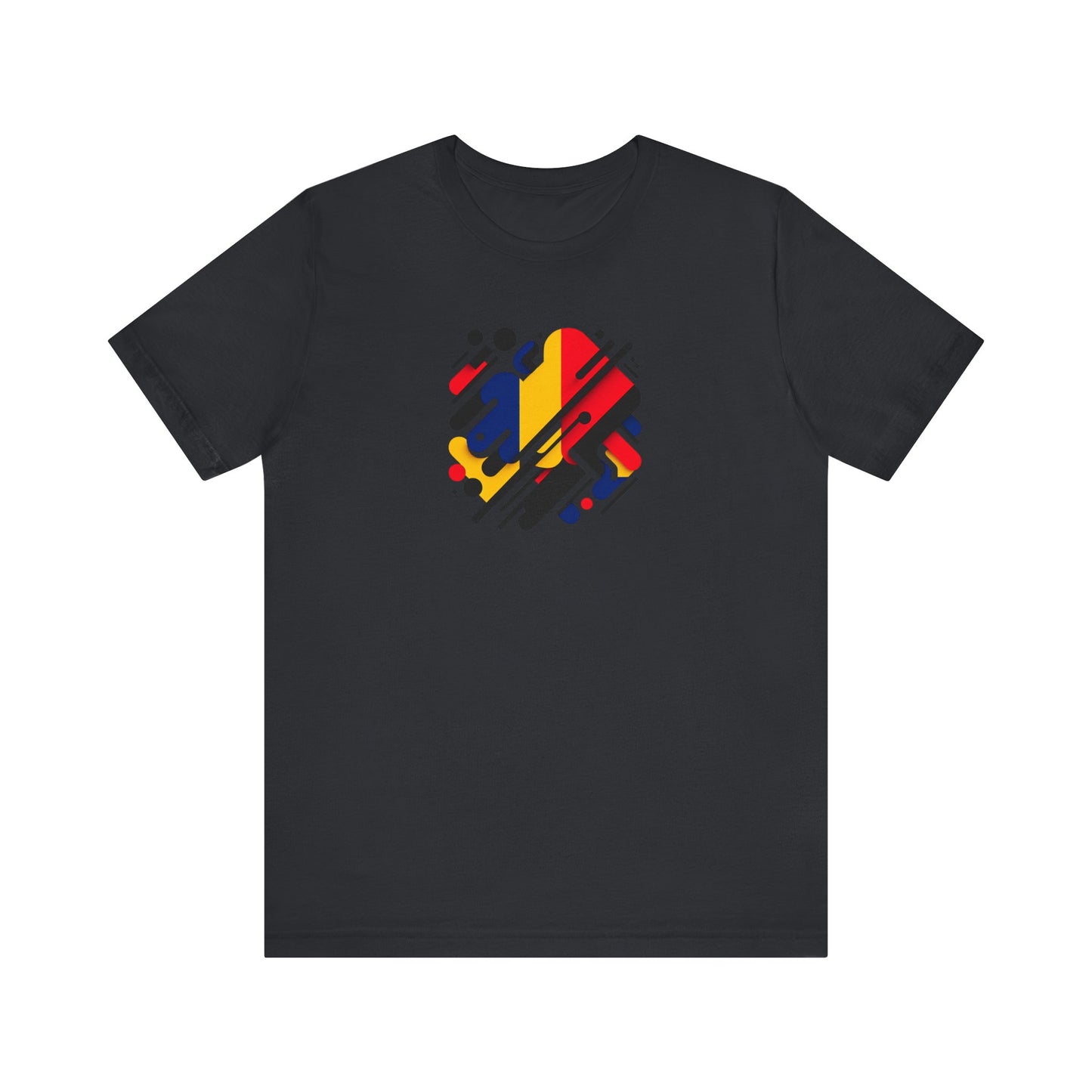 Artistic Heart Unisex Jersey Tee - Vibrant Graphic Tee, Casual Wear, Gift for Art Lovers, Birthday Surprise, Everyday Comfort