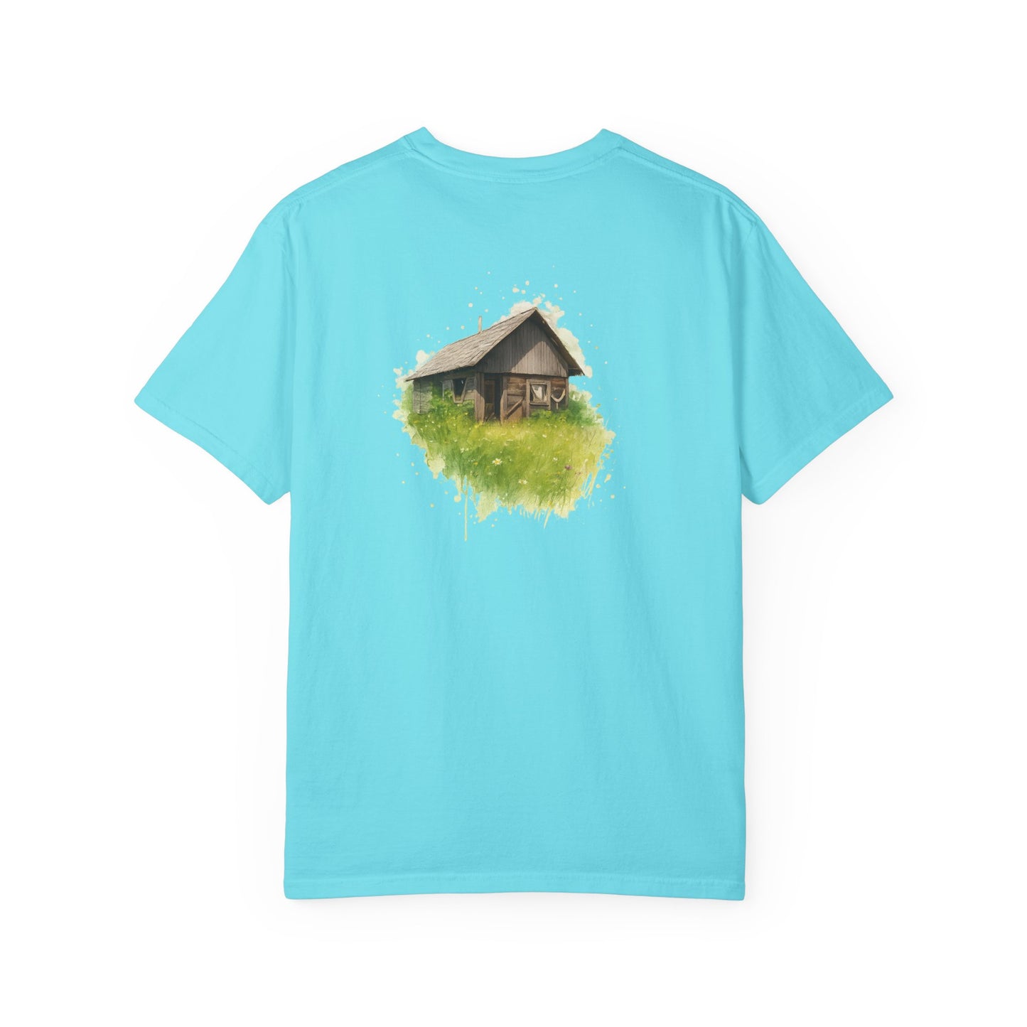 Nature-Inspired Unisex Garment-Dyed T-Shirt, Eco-Friendly Tee, Summer Casual Wear, Gift for Nature Lovers, Relaxed Fit T-Shirt