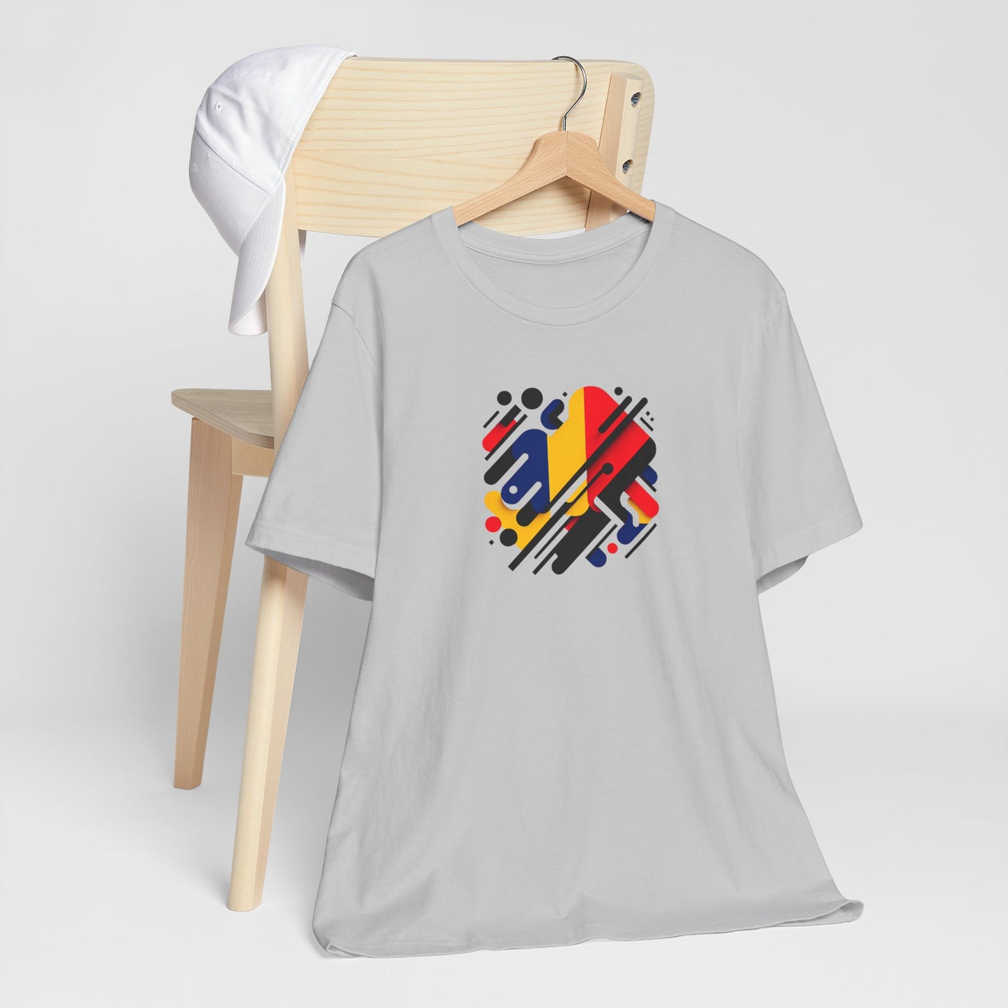 Artistic Heart Unisex Jersey Tee - Vibrant Graphic Tee, Casual Wear, Gift for Art Lovers, Birthday Surprise, Everyday Comfort