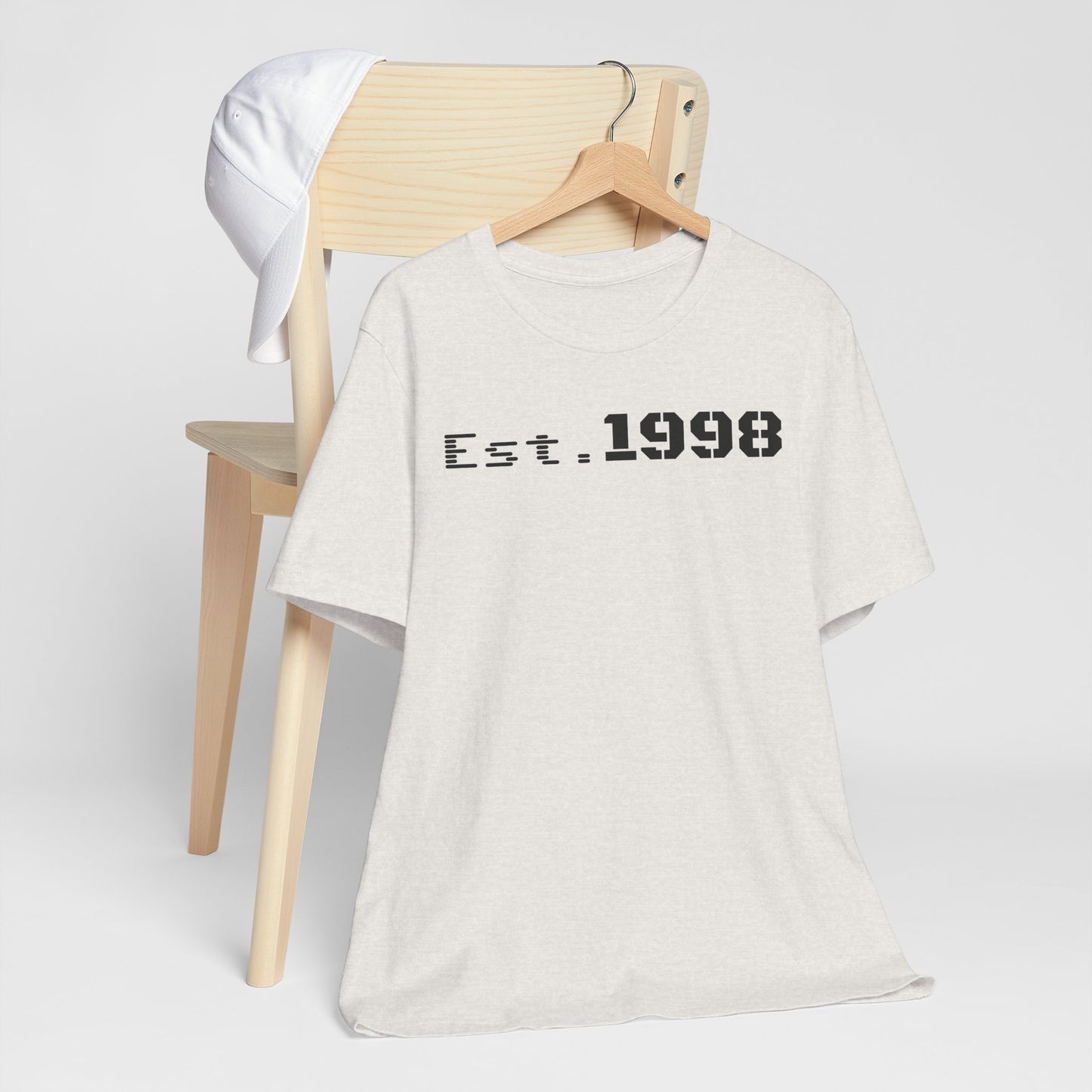 Vintage Est. 1998 Tee - Retro Unisex Shirt for Birthdays, Gifts, Everyday Wear, Casual Style, Nostalgia