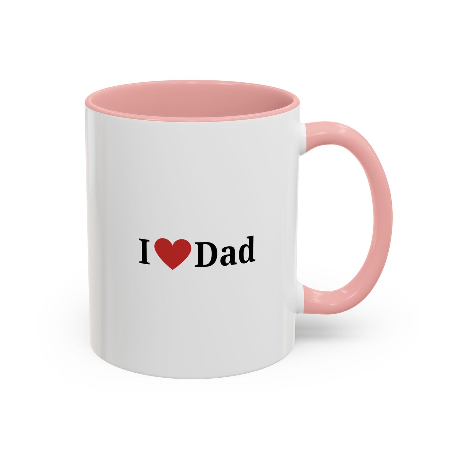 I Love Dad Accent Coffee Mug - Perfect Gift for Father's Day & Birthdays