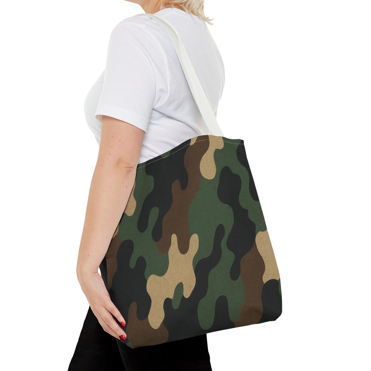 Stylish Camouflage Tote Bag, Reusable Shopping Bag, Beach Tote, Casual Carry-All, Gift for Him or Her