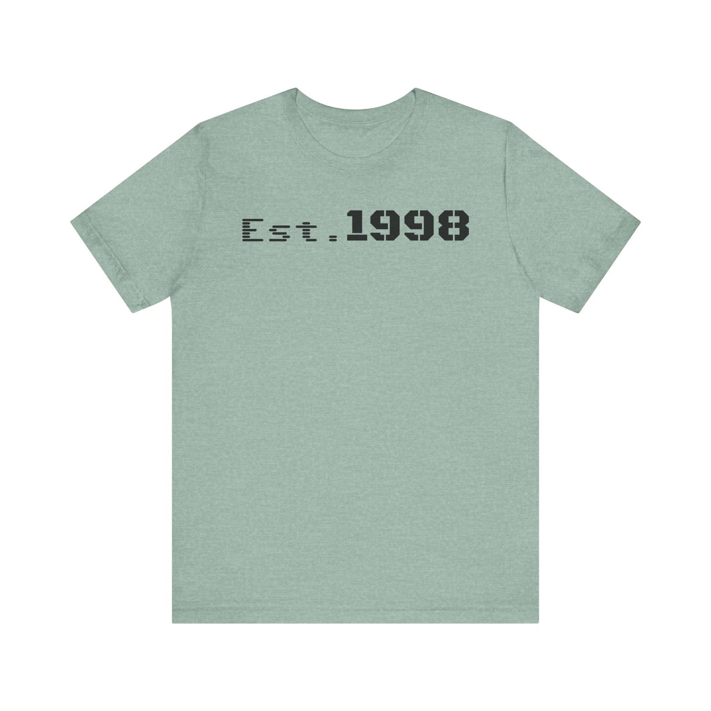 Vintage Est. 1998 Tee - Retro Unisex Shirt for Birthdays, Gifts, Everyday Wear, Casual Style, Nostalgia