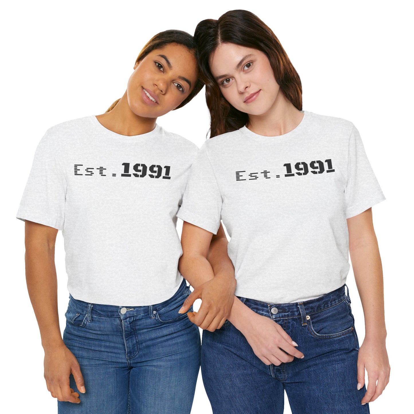 Established 1991 Unisex Jersey Tee | Vintage Anniversary Gift | Casual Wear, Birthday Shirt, Retro Style, Statement Tee, Gift for Him/Her