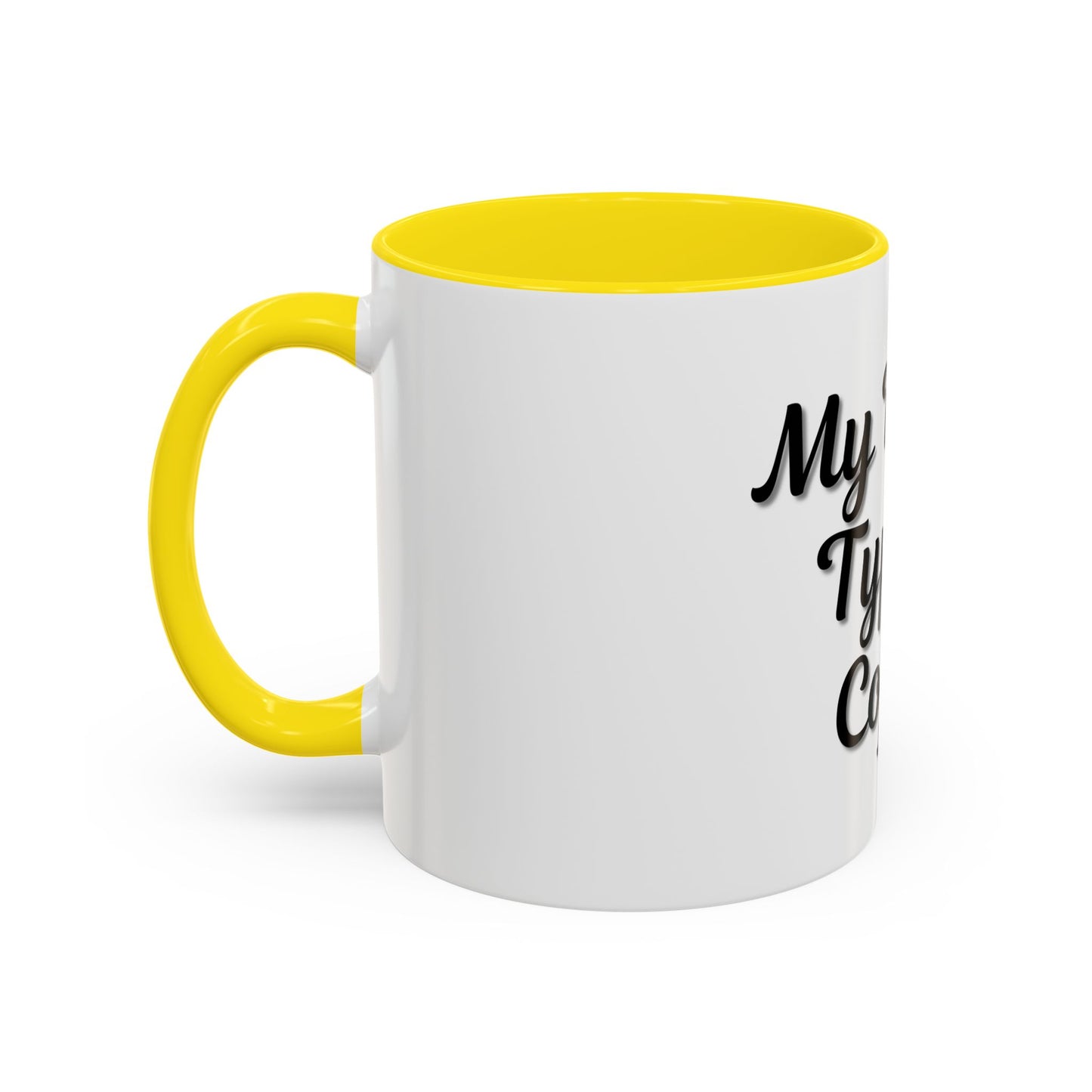 My Blood Type is Coffee Accent Mug - Perfect Gift for Coffee Lovers