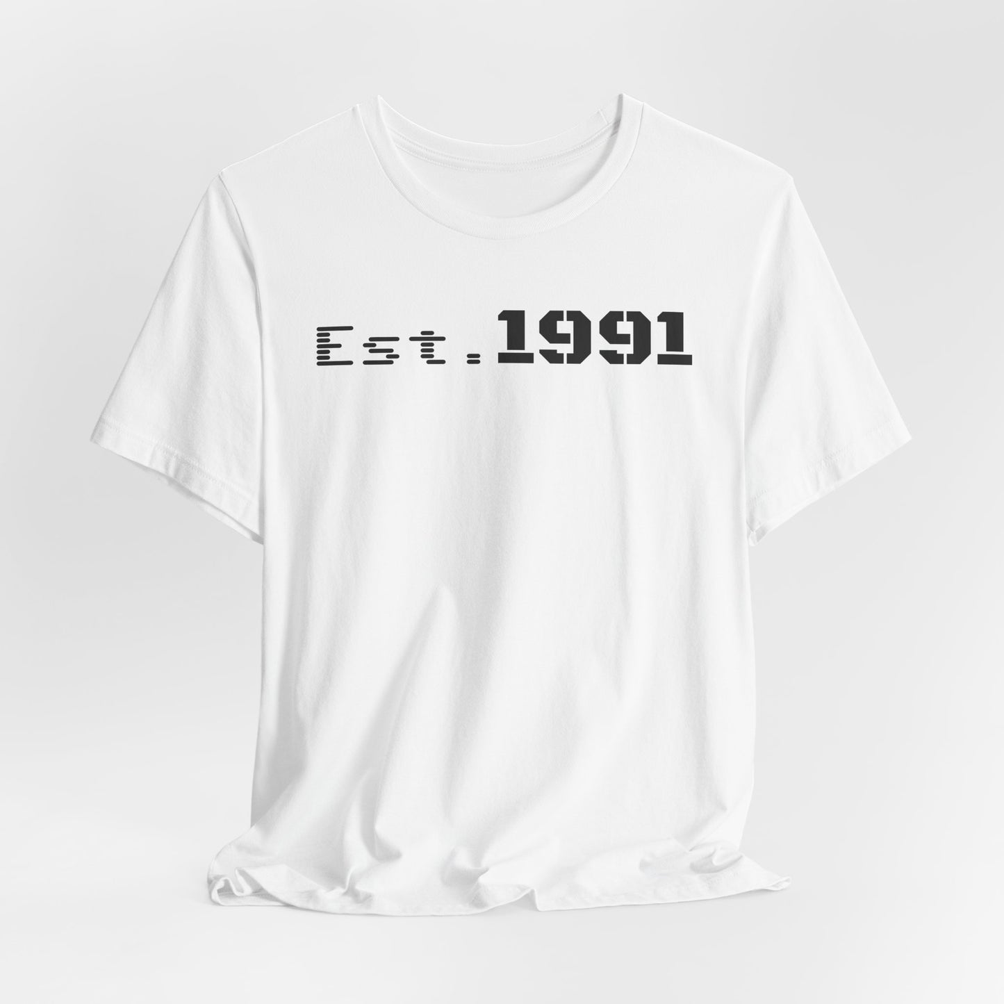 Established 1991 Unisex Jersey Tee | Vintage Anniversary Gift | Casual Wear, Birthday Shirt, Retro Style, Statement Tee, Gift for Him/Her