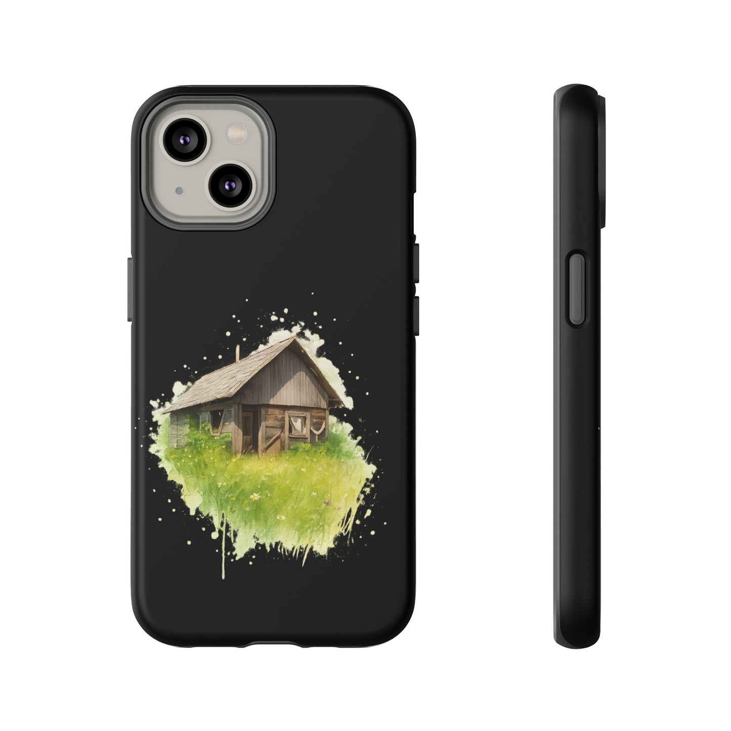 Rustic Farmhouse Phone Case, Cute Cottage Design, Tough Cases for Nature Lovers, Eco-Friendly Gift, Customizable Tech Accessories