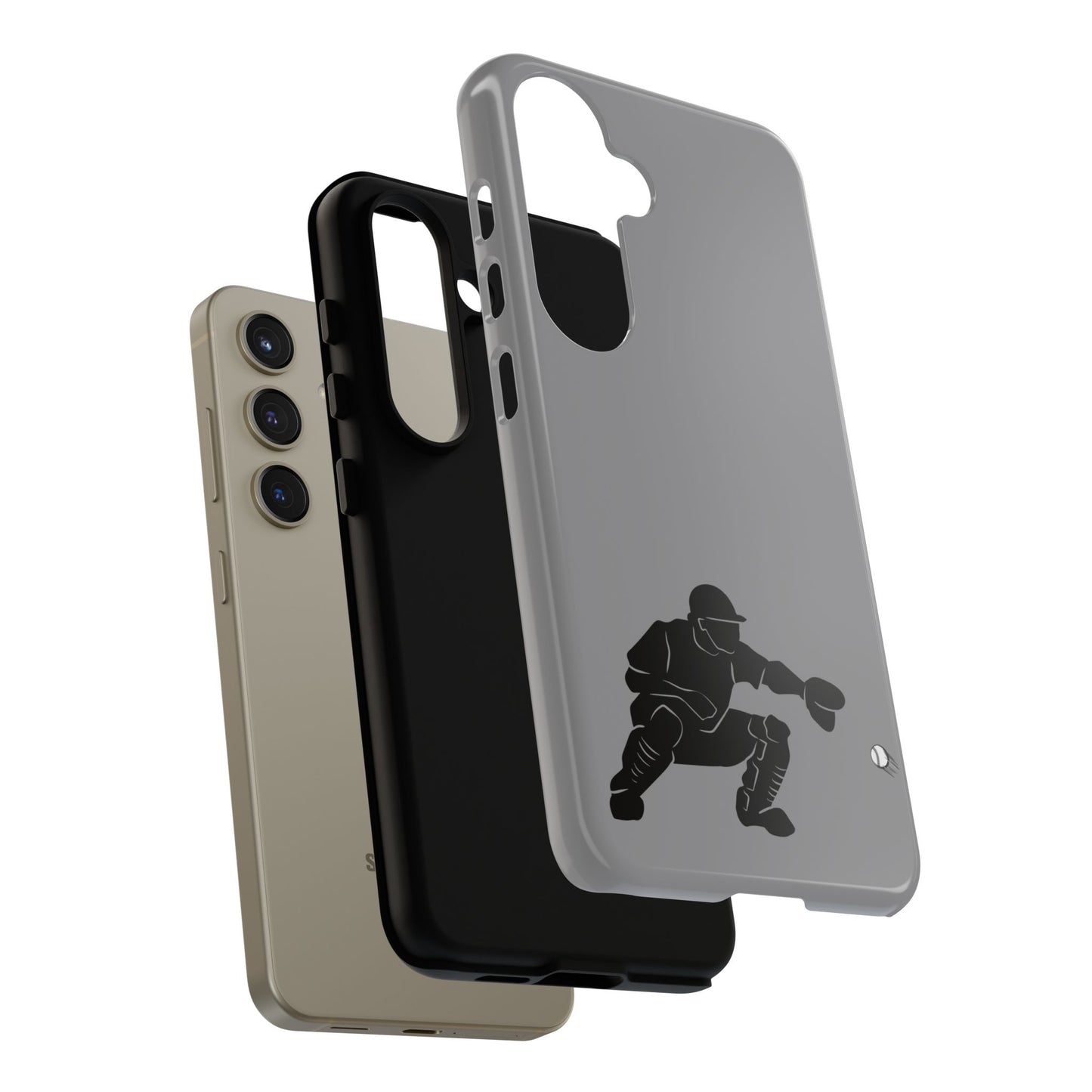 Baseball Catcher Phone Case - Tough Cases, Sports Phone Cover, Great for Athletes, Perfect Gift for Baseball Lovers, Unique Cell Phone Design
