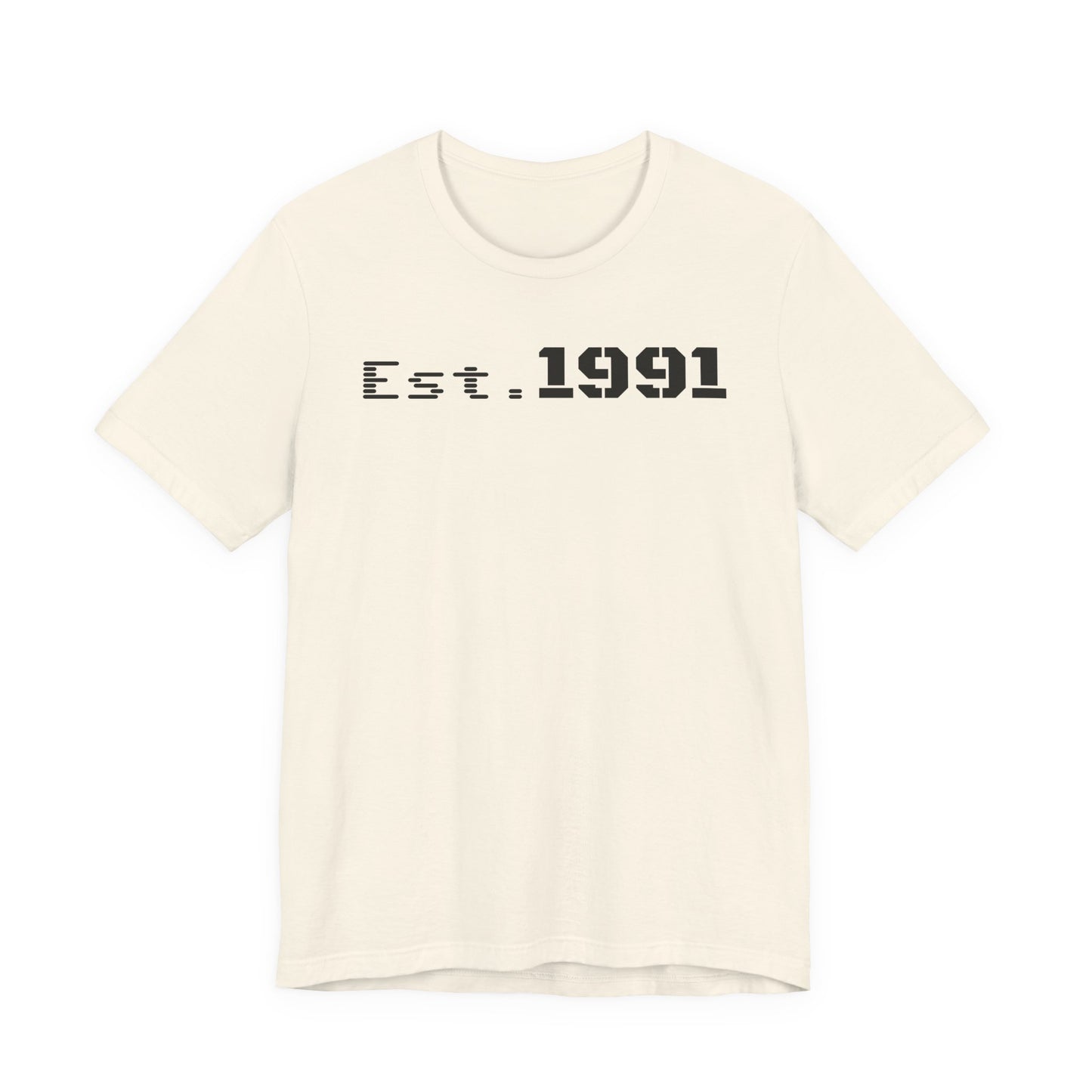 Established 1991 Unisex Jersey Tee | Vintage Anniversary Gift | Casual Wear, Birthday Shirt, Retro Style, Statement Tee, Gift for Him/Her