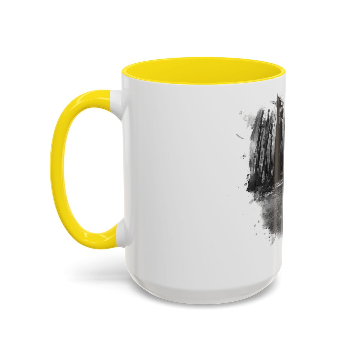 Moody Abstract Forest Coffee Mug | Unique Gift for Nature Lovers, Cozy Home Decor, Perfect for Coffee, Tea, and Hot Chocolate