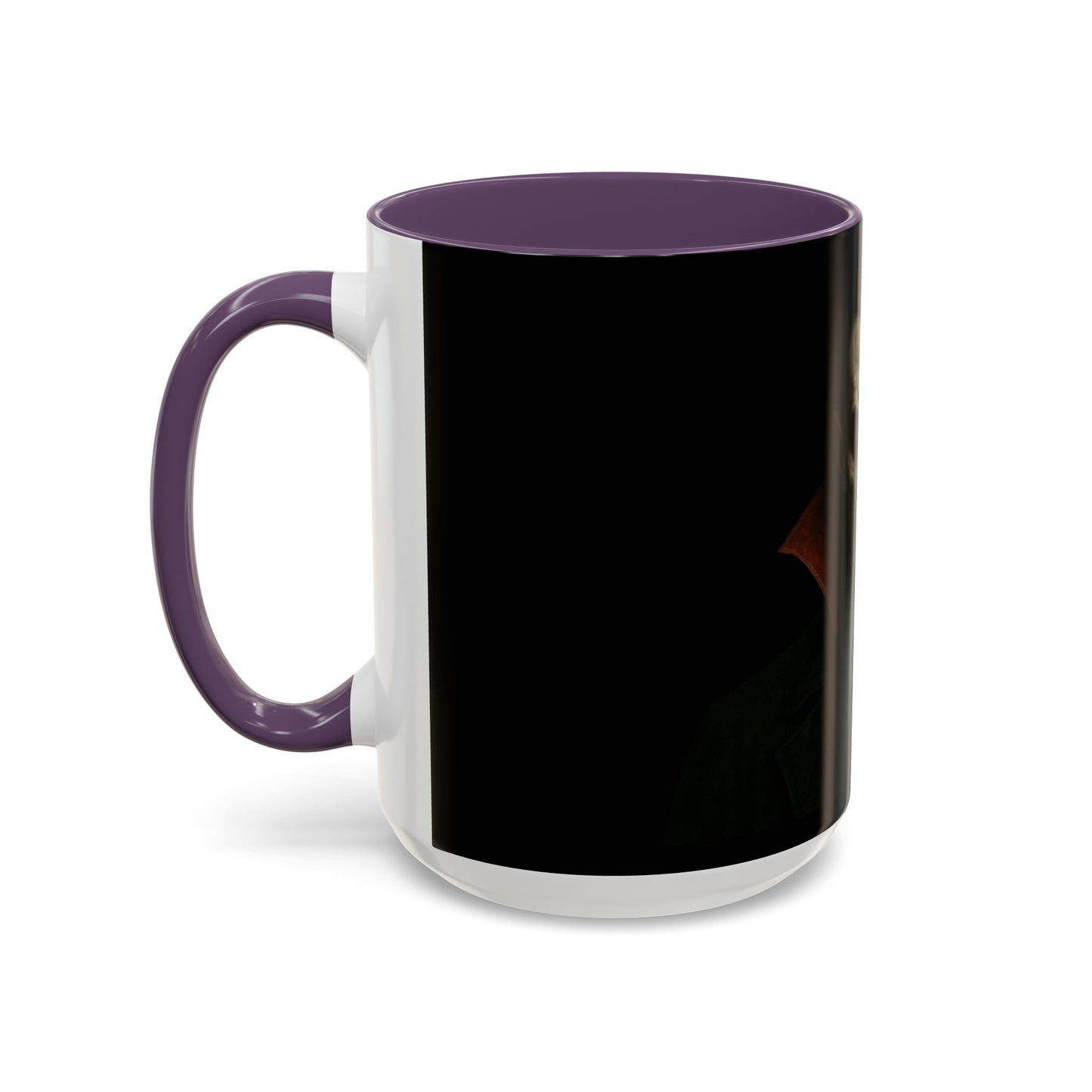 Gothic Dracula Vampire Accent Coffee Mug | Spooky Halloween Gift, Unique Home Decor, Collector's Mug, Coffee Lover's Gift