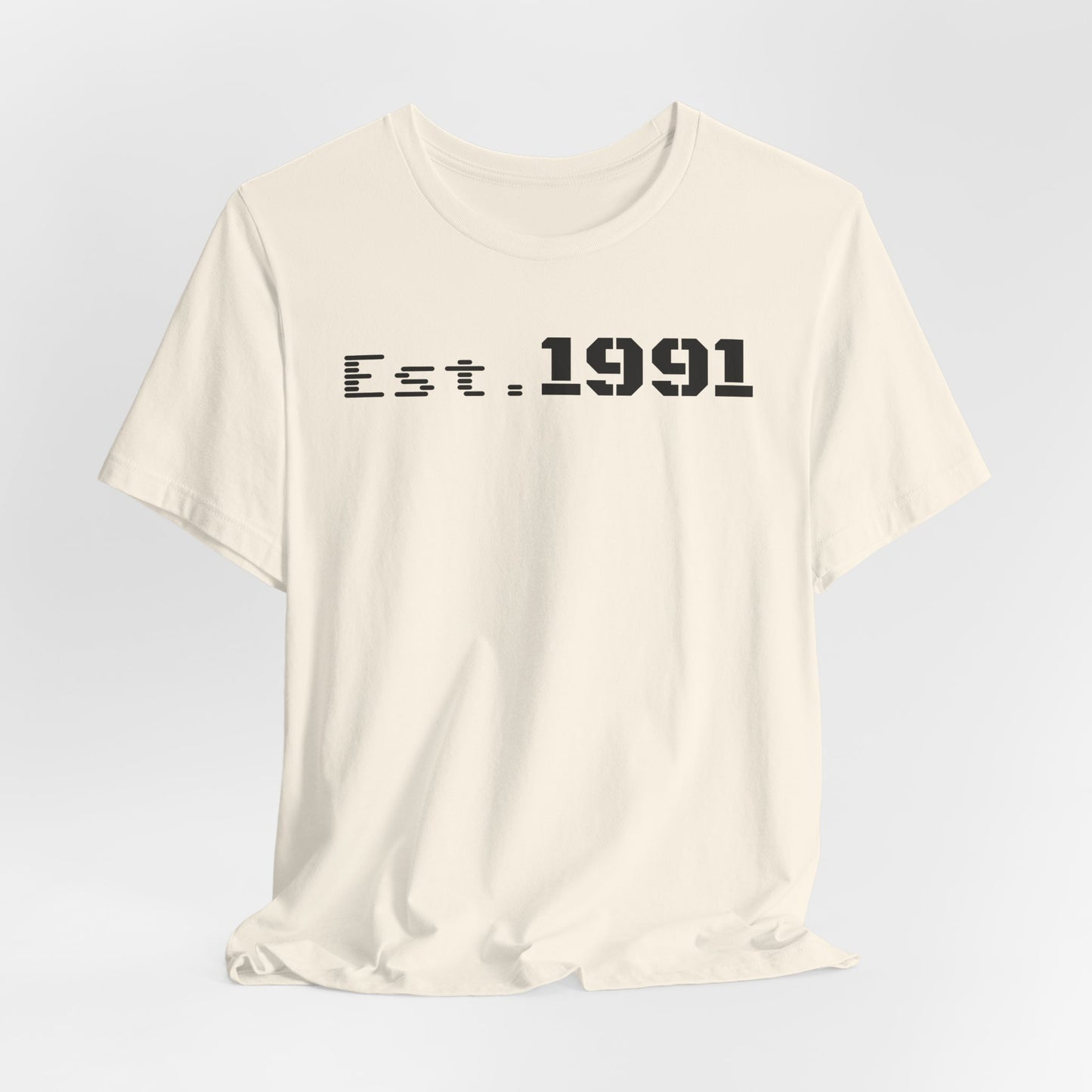 Established 1991 Unisex Jersey Tee | Vintage Anniversary Gift | Casual Wear, Birthday Shirt, Retro Style, Statement Tee, Gift for Him/Her