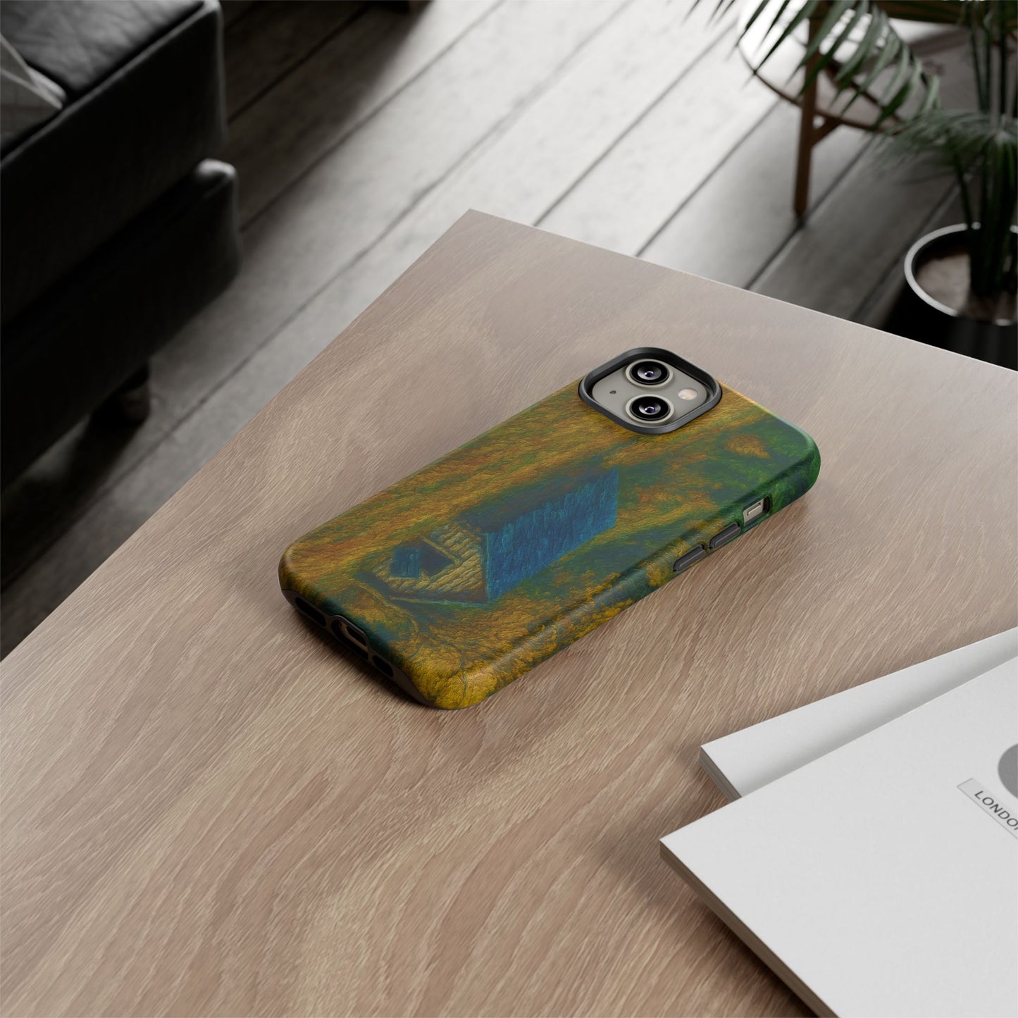 Artistic Phone Case by Tough Cases, Nature-Inspired Phone Protection, Unique Gift for Nature Lovers, Stylish Accessory, Fall Aesthetic