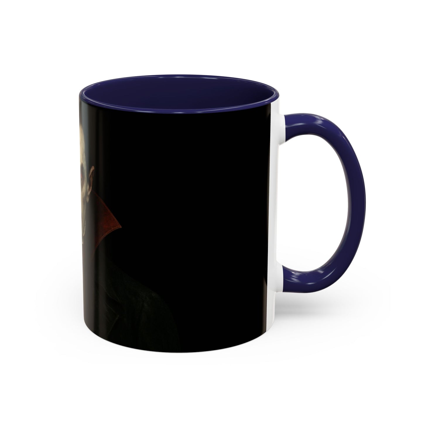 Gothic Dracula Vampire Accent Coffee Mug | Spooky Halloween Gift, Unique Home Decor, Collector's Mug, Coffee Lover's Gift