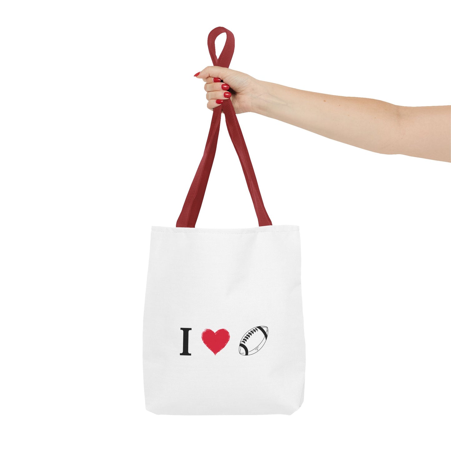 Football Lover's Tote Bag - Perfect for Game Day, Sports Events, Gifts for Fans, Eco-Friendly Carryall, Personal Use, Travel Bag