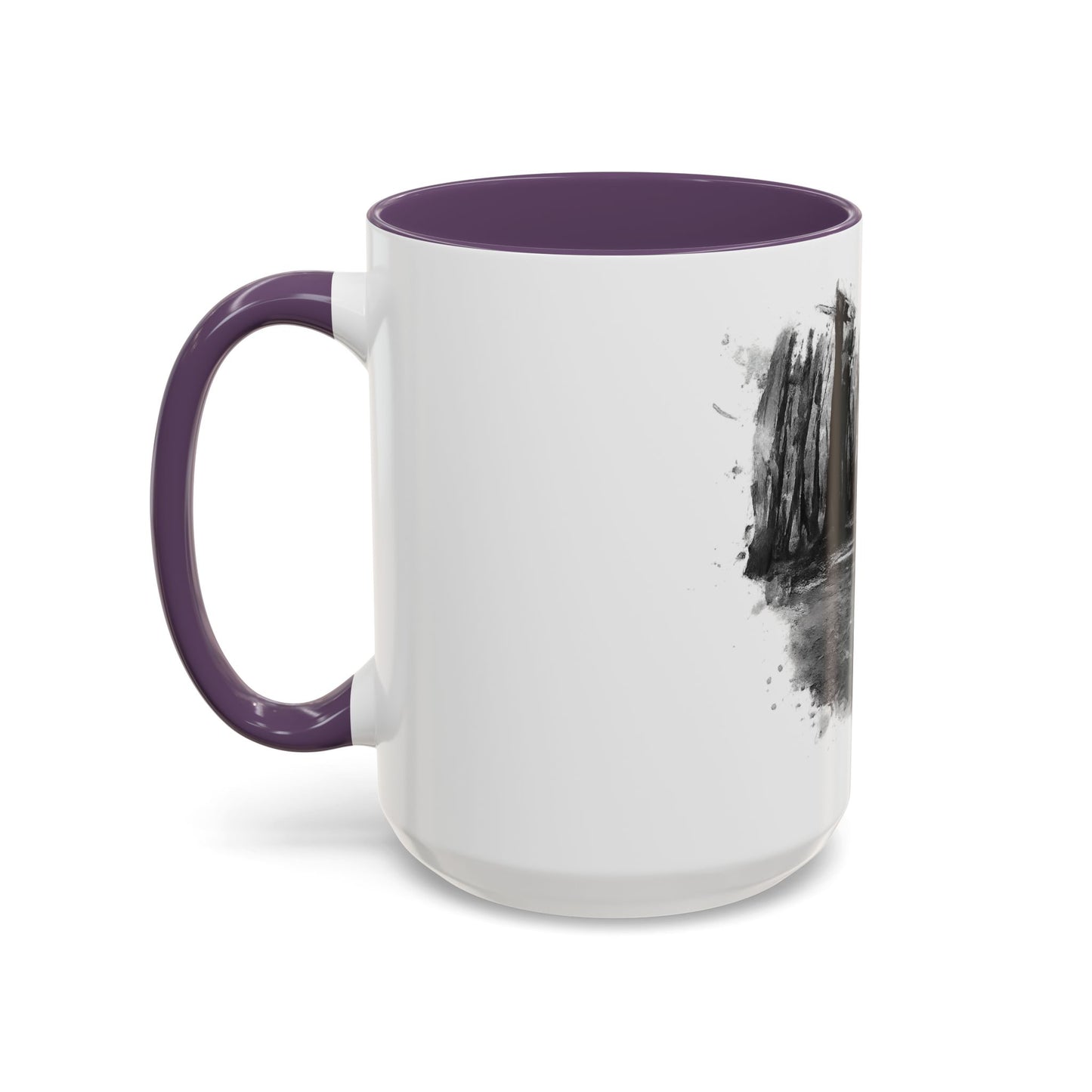 Moody Abstract Forest Coffee Mug | Unique Gift for Nature Lovers, Cozy Home Decor, Perfect for Coffee, Tea, and Hot Chocolate