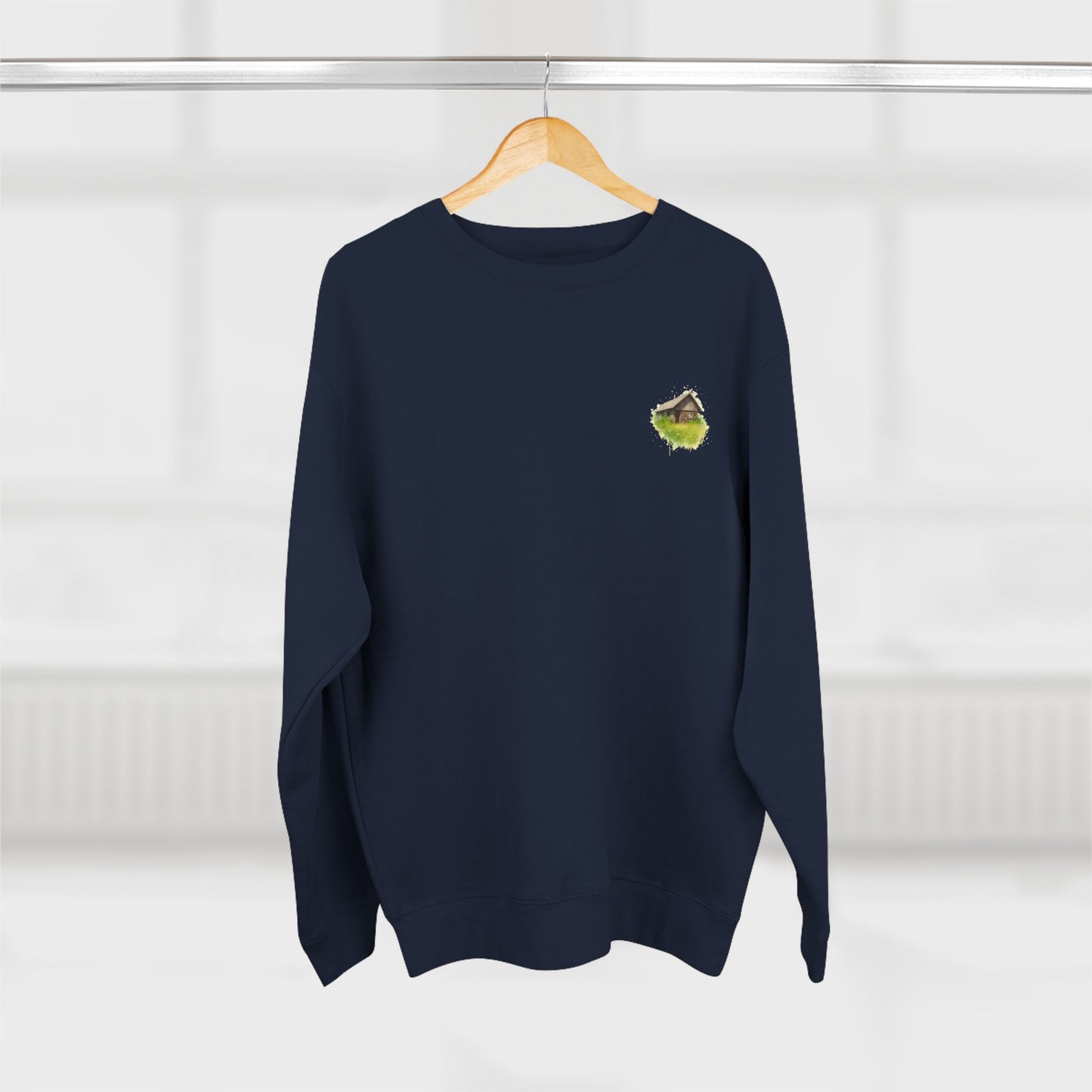 Cozy Art Print Crewneck Sweatshirt: Nature Lover, Graphic Sweater, Unique Gift, Home Decor Apparel, Casual Style