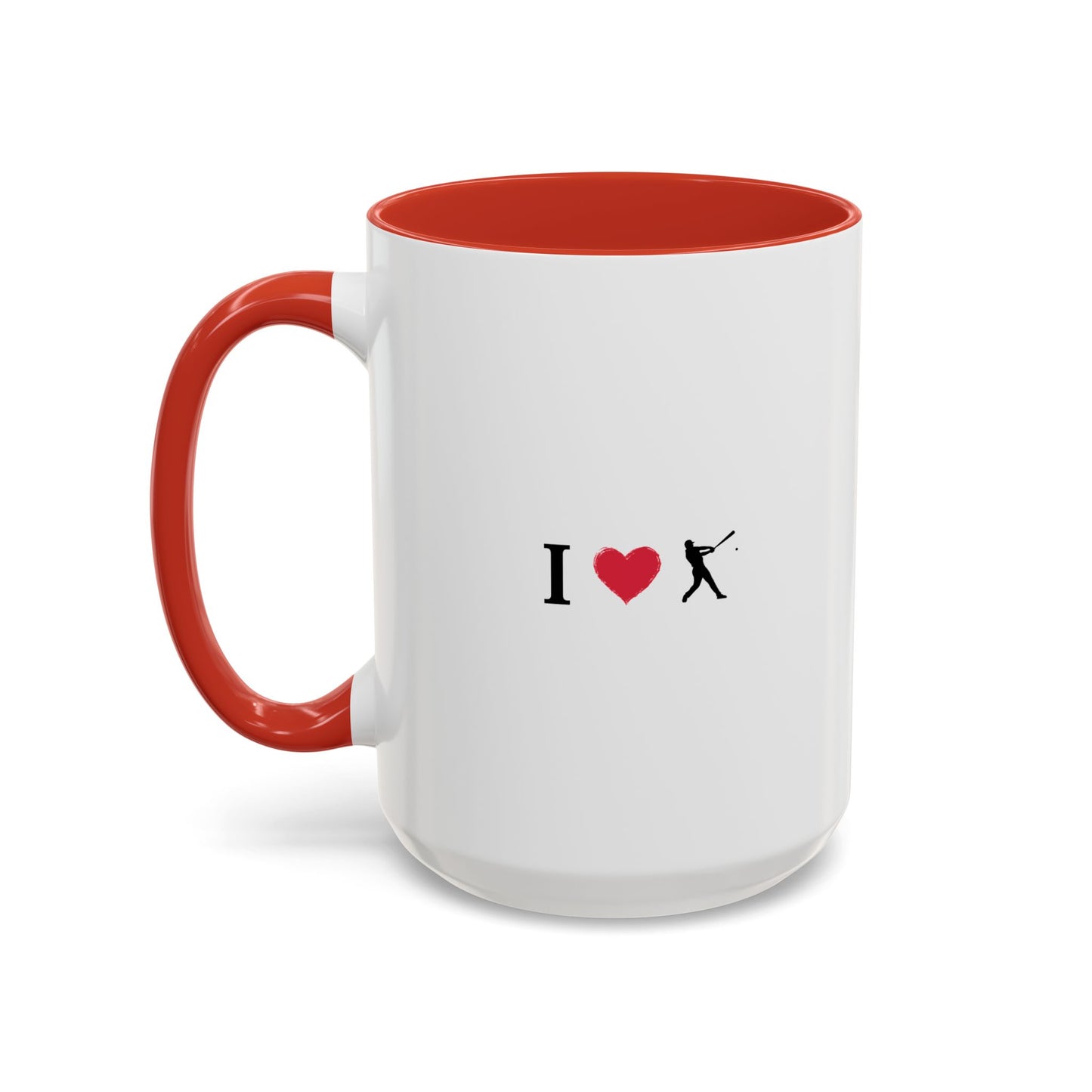 Baseball Love Accent Coffee Mug – Perfect Gift for Sports Fans, Home or Office Use, Great for Birthdays, Anniversaries, and Holidays