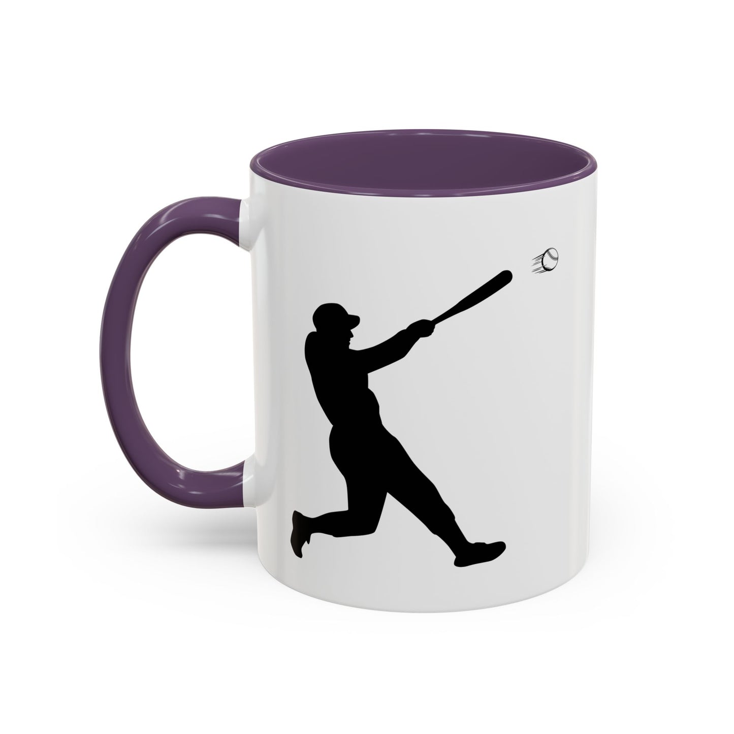Baseball Player Accent Coffee Mug, Sports Gift, Baseball Lover Mug, Unique Coffee Cup, Personalized Sports Mug