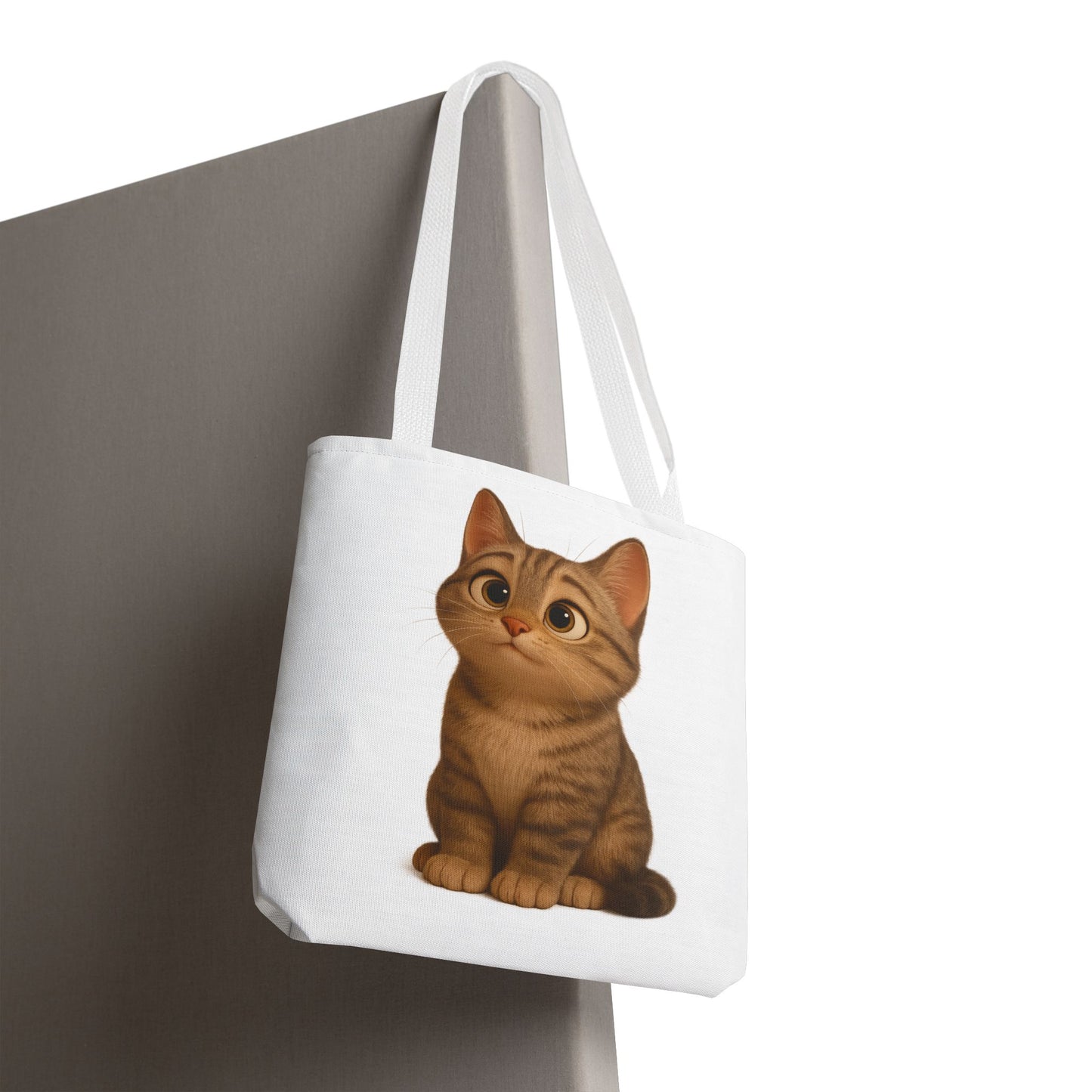 Cute Cat Tote Bag - Perfect for Animal Lovers, Eco-Friendly Carryall, Beach Bag, Shopping Tote, Gift for Cat Owners