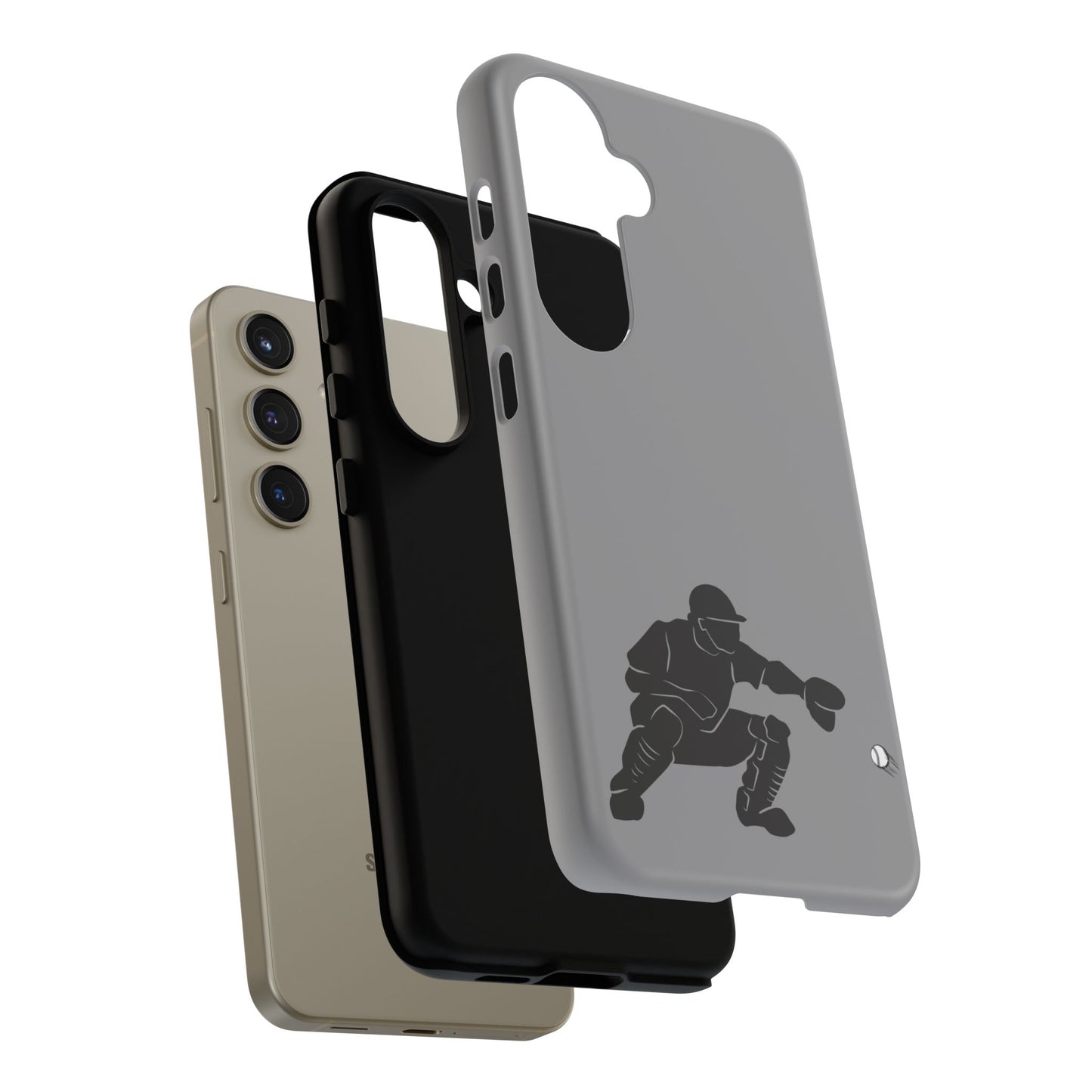 Baseball Catcher Phone Case - Tough Cases, Sports Phone Cover, Great for Athletes, Perfect Gift for Baseball Lovers, Unique Cell Phone Design