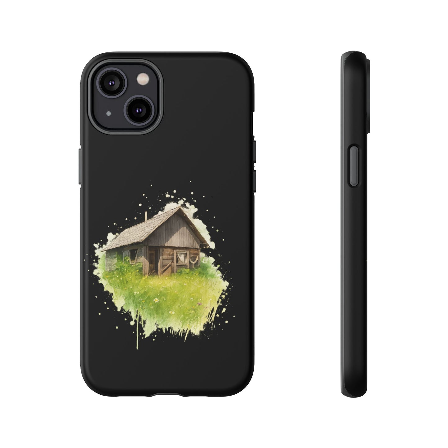 Rustic Farmhouse Phone Case, Cute Cottage Design, Tough Cases for Nature Lovers, Eco-Friendly Gift, Customizable Tech Accessories