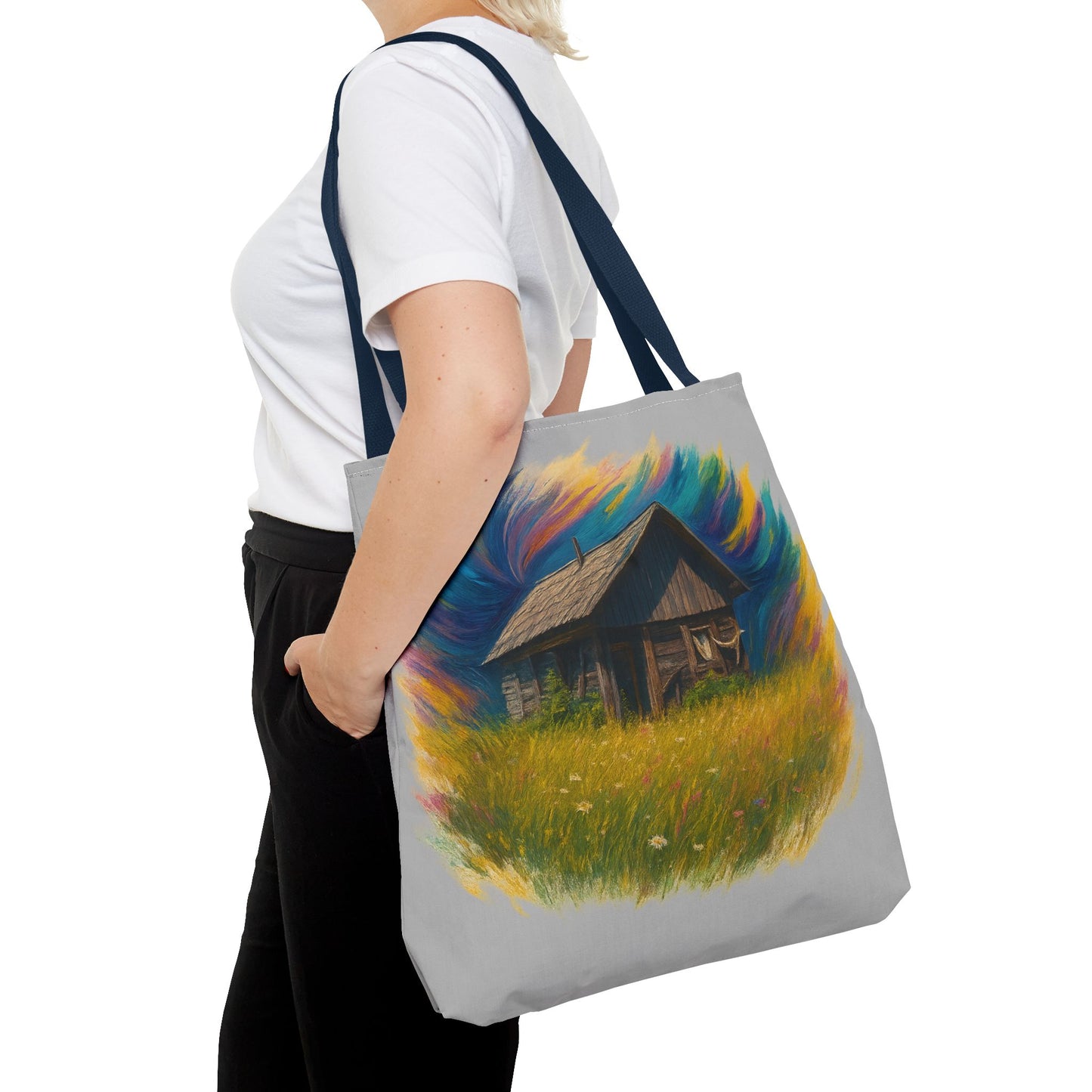 Rustic Charm Tote Bag | Boho Bag | Eco-Friendly Custom Design | Nature Lover Gift | Canvas Purse | Casual Carryall