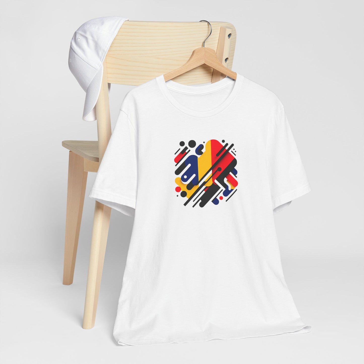 Artistic Heart Unisex Jersey Tee - Vibrant Graphic Tee, Casual Wear, Gift for Art Lovers, Birthday Surprise, Everyday Comfort