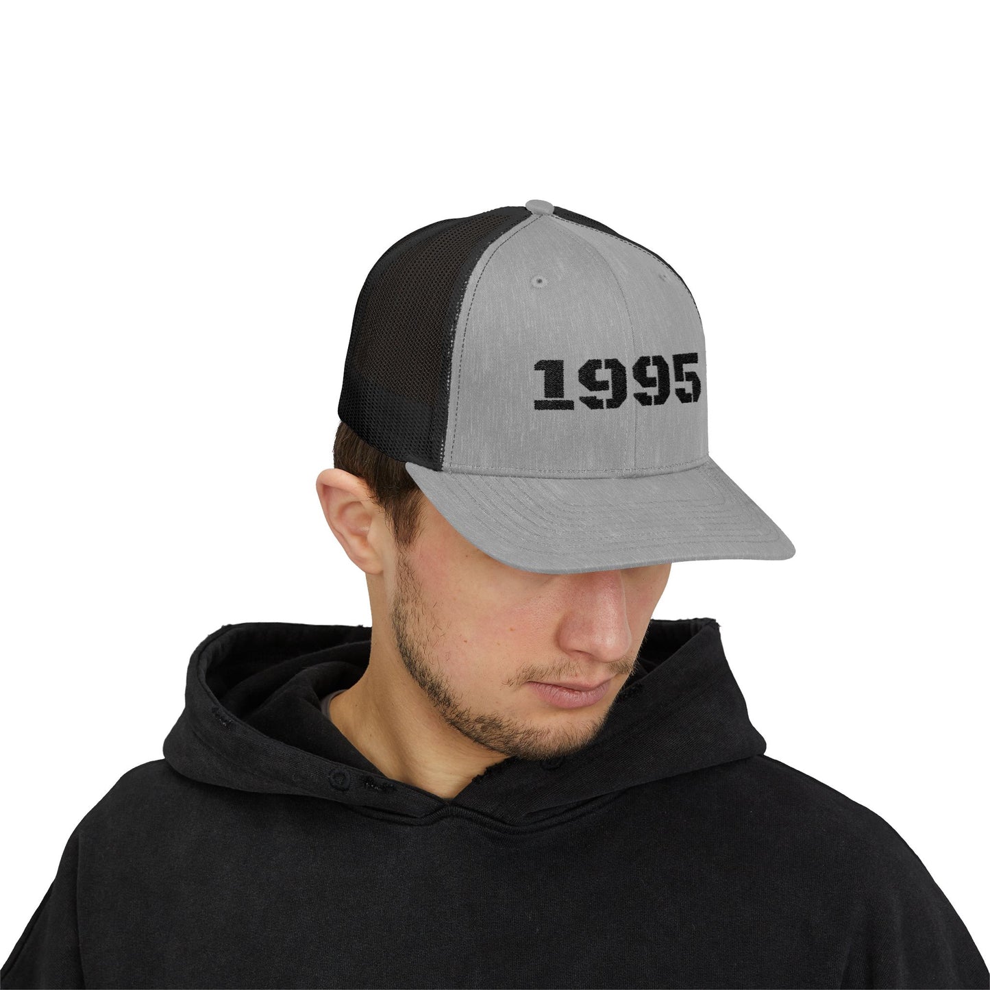 1995 Snapback Trucker Cap, Retro Cap, Vintage Style Hat, Birthday Gift, Casual Wear, 90s Fashion, Unisex Headwear