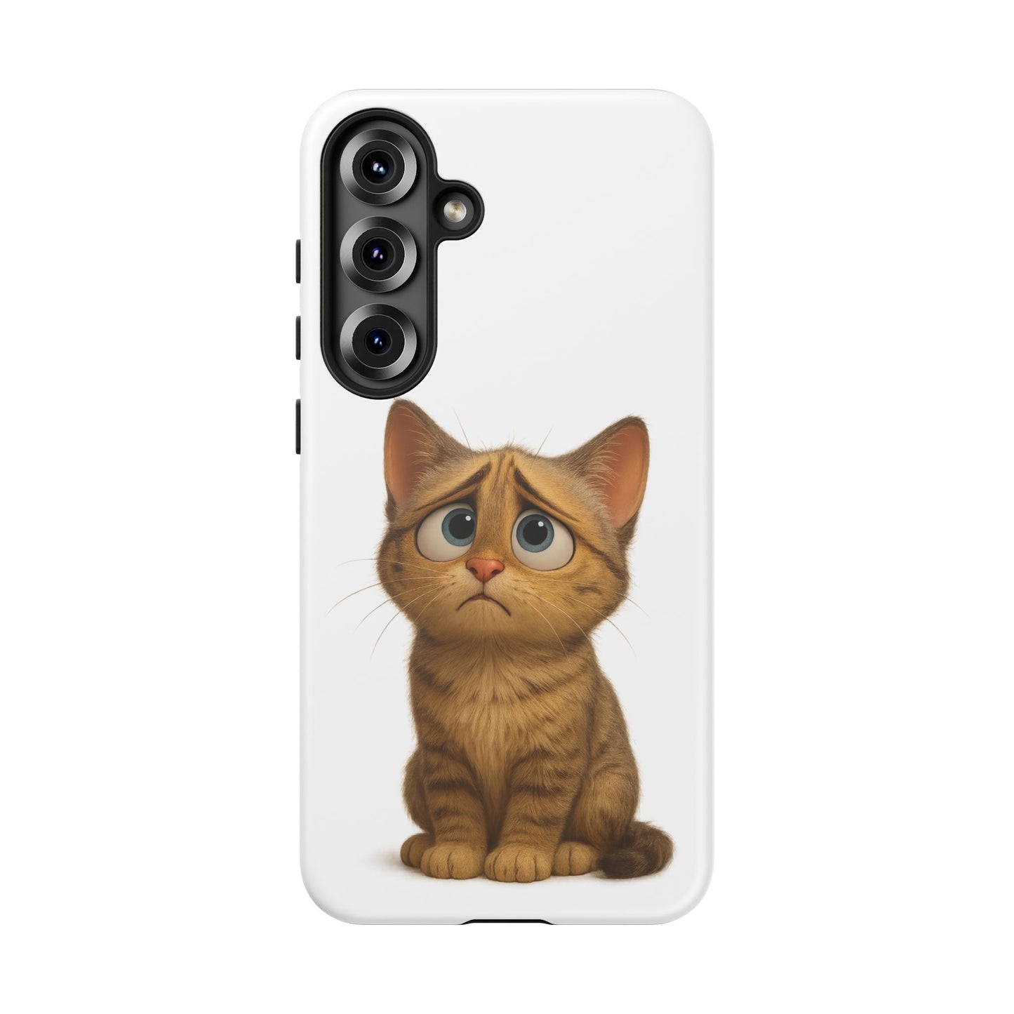 Cute Cat Phone Case, Funny Kitty Case, Animal Lover Gift, Cat Lover Accessory, Unique Cat Design Case, Pet Mom Gift