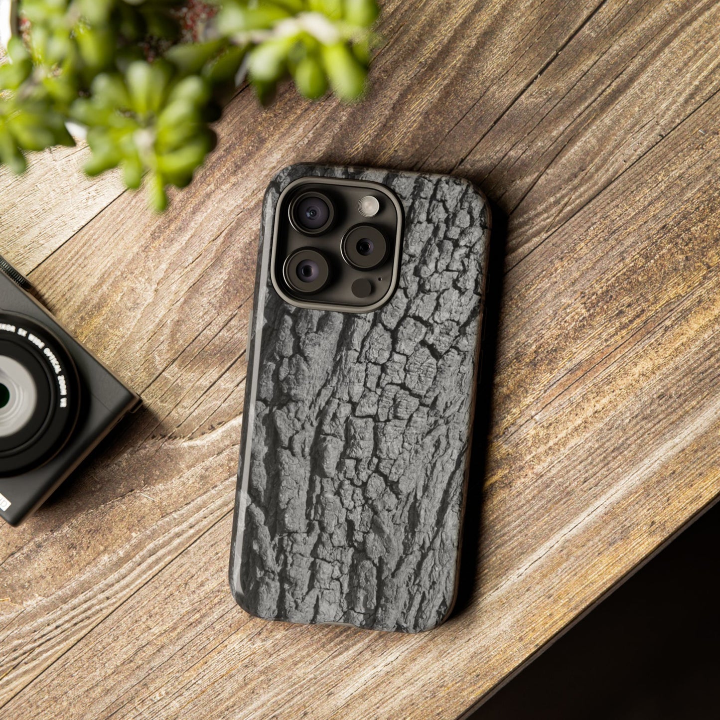 Rustic Bark Phone Case - Tough and Durable Protection