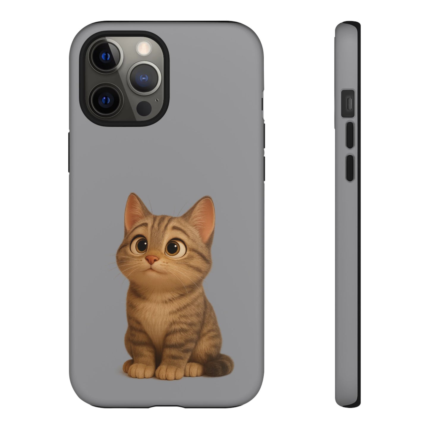 Cute Cat Phone Case, Kawaii Pet Accessory, Gift for Cat Lovers, Animal Phone Cover for Kids, Unique Kitty Design, Birthdays, Holidays