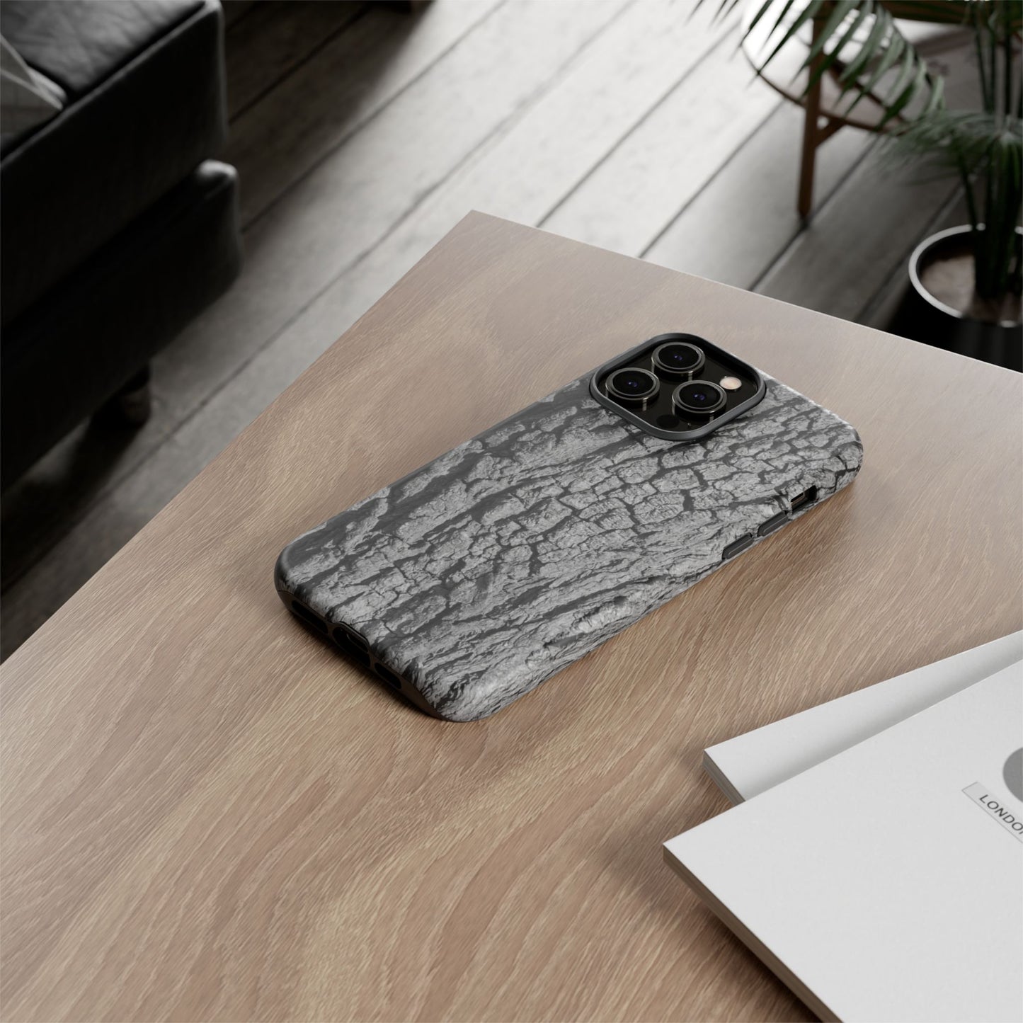 Rustic Bark Phone Case - Tough and Durable Protection