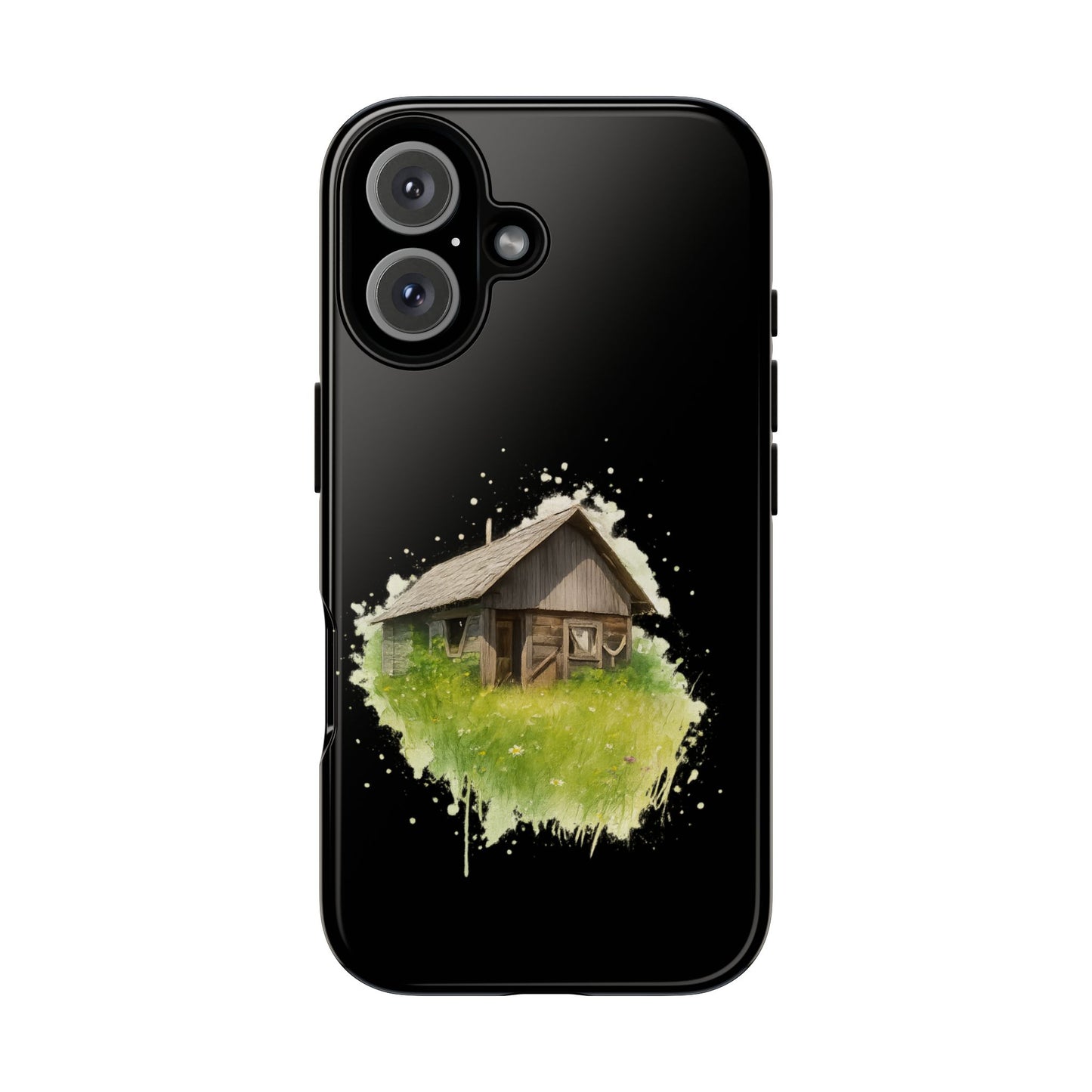 Rustic Farmhouse Phone Case, Cute Cottage Design, Tough Cases for Nature Lovers, Eco-Friendly Gift, Customizable Tech Accessories