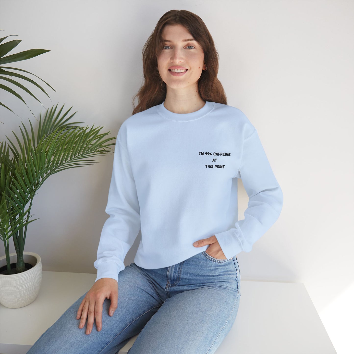 Caffeine Lover's Crewneck Sweatshirt | Unisex Heavy Blend