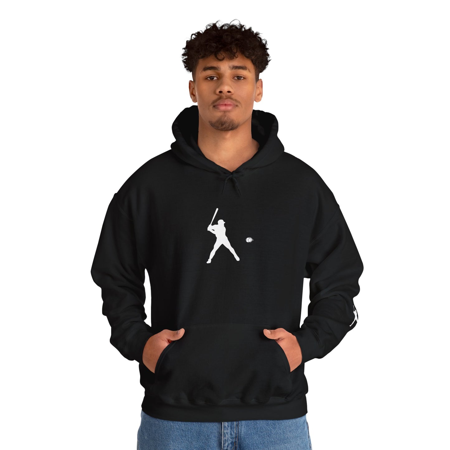 Sporty Unisex Baseball Hooded Sweatshirt, Casual Hoodie for Athletes, Perfect for Gifts, Comfy Streetwear, Ideal for Sports Events, Personal Use